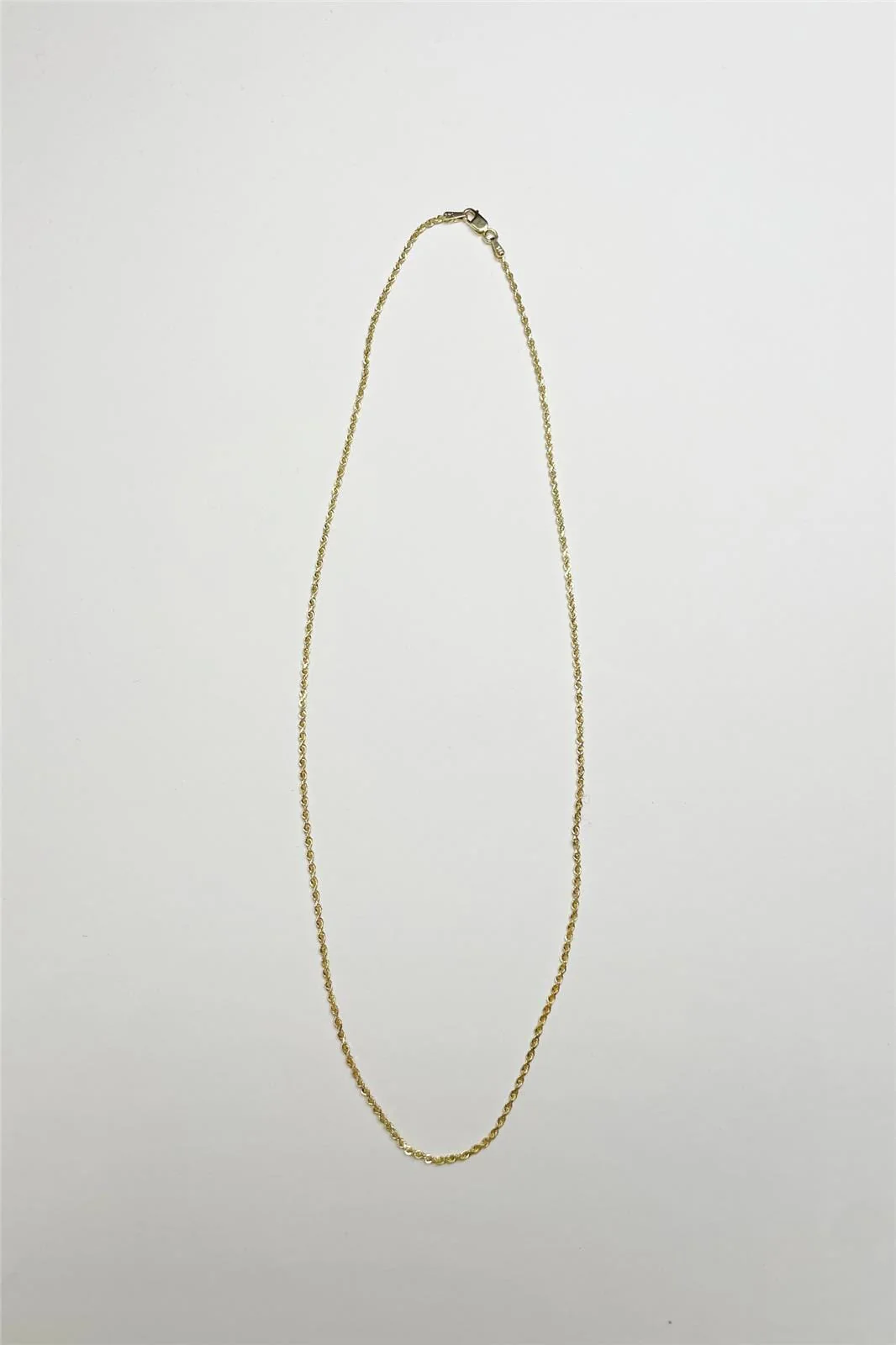 18K Gold Plated Twist Chain Necklace