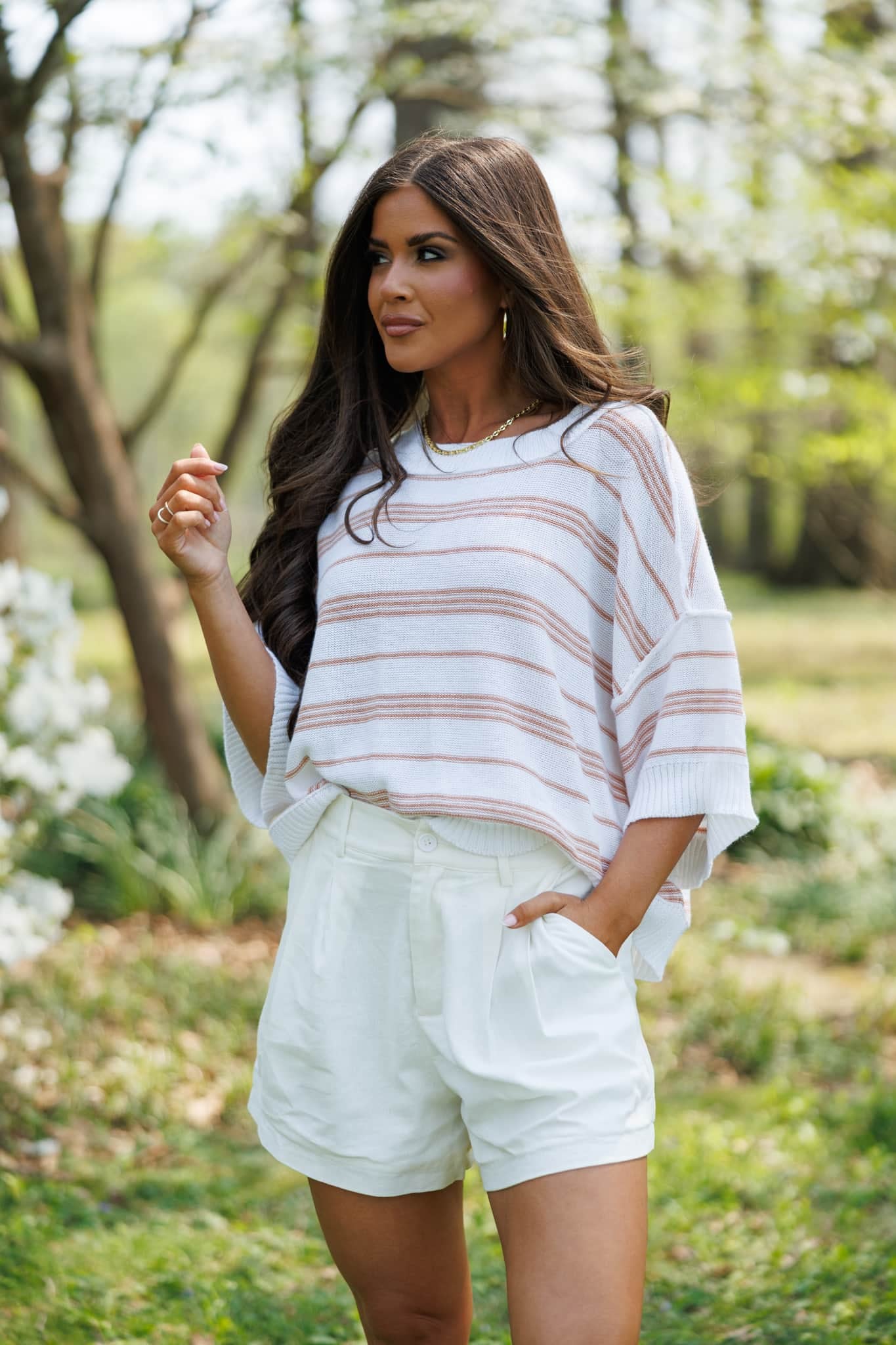 Beach Plans Linen Shorts - Image 3
