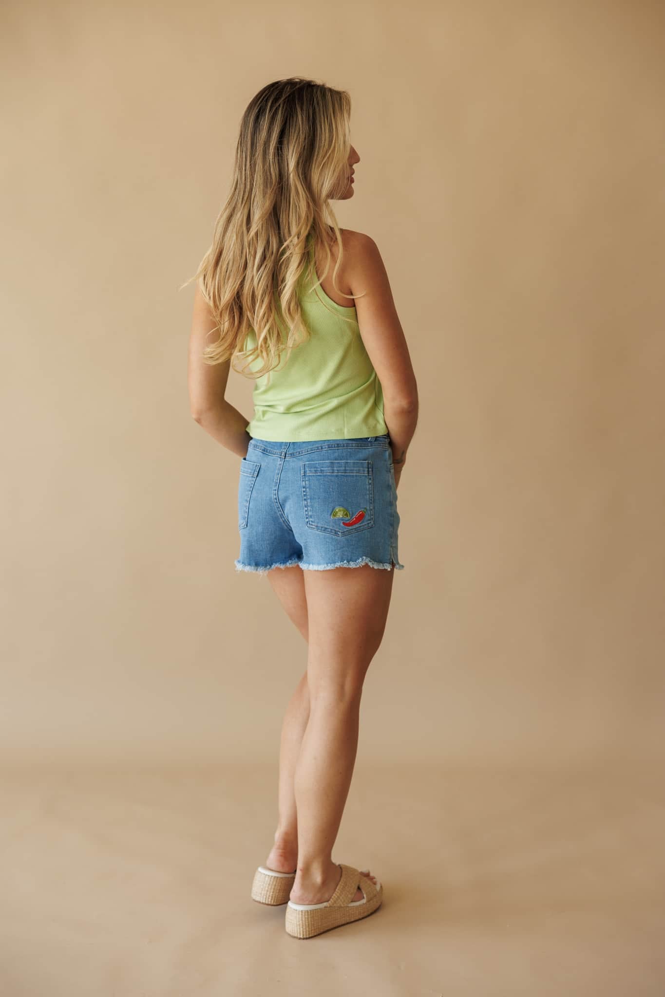Beaded Lime Tank Top - Image 6