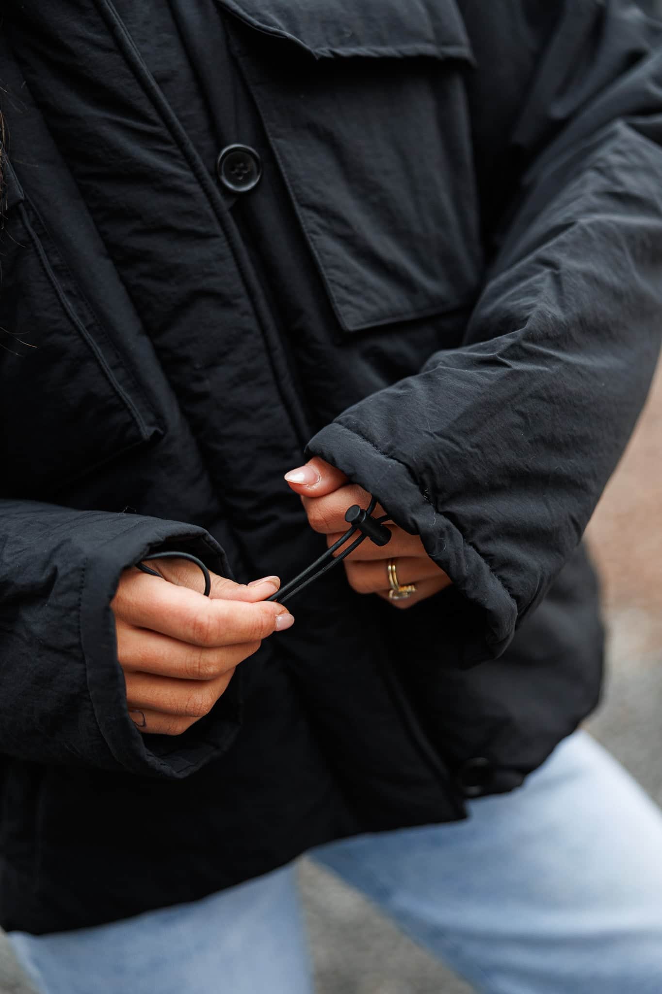 Black Ice Puffer Coat - Image 5