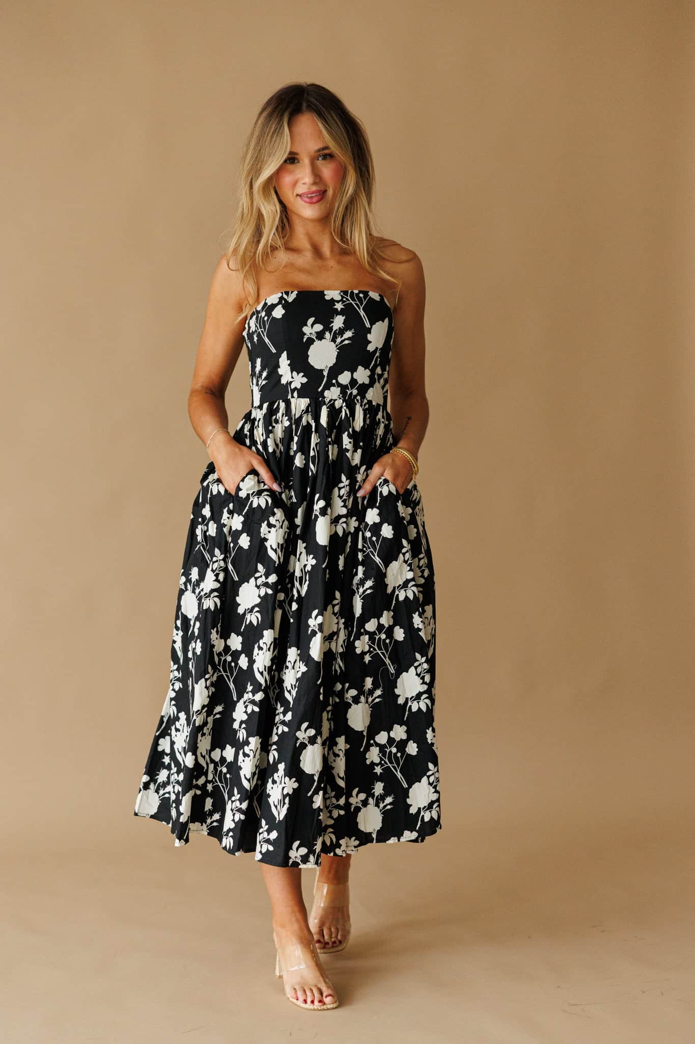 Black Magnolia Dress - Image 3