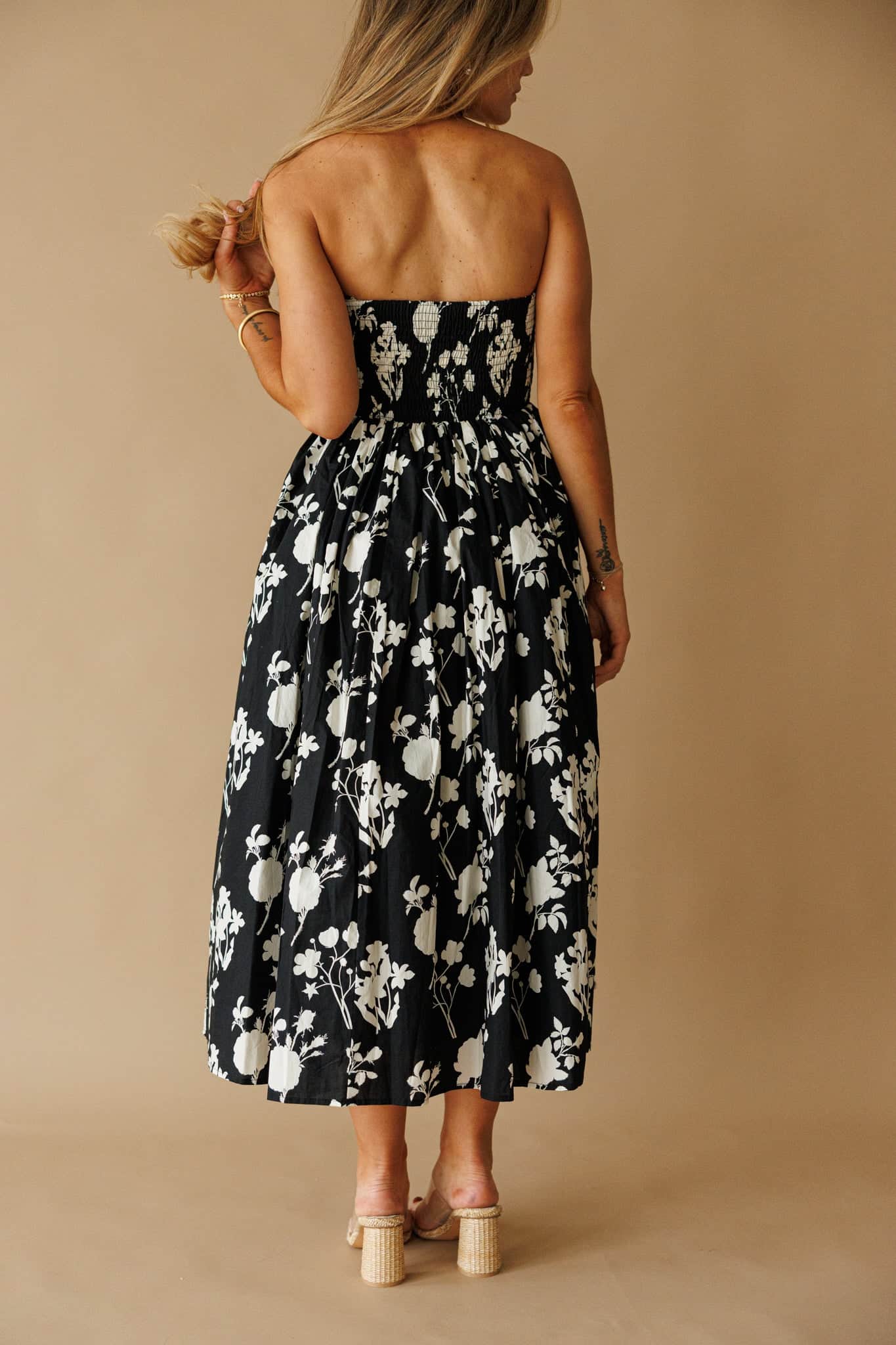 Black Magnolia Dress - Image 7