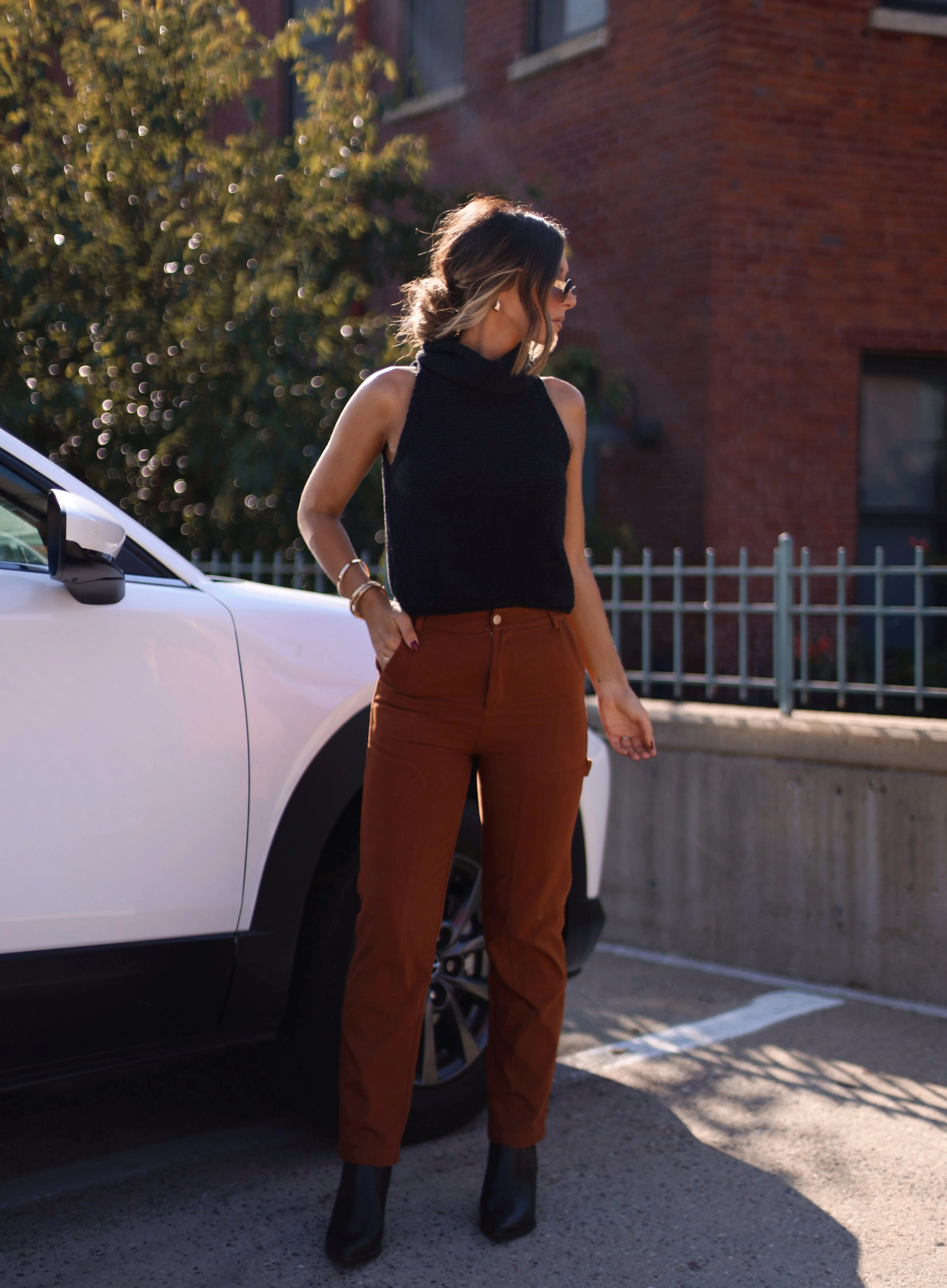 Brick Denim Pants - Image 3