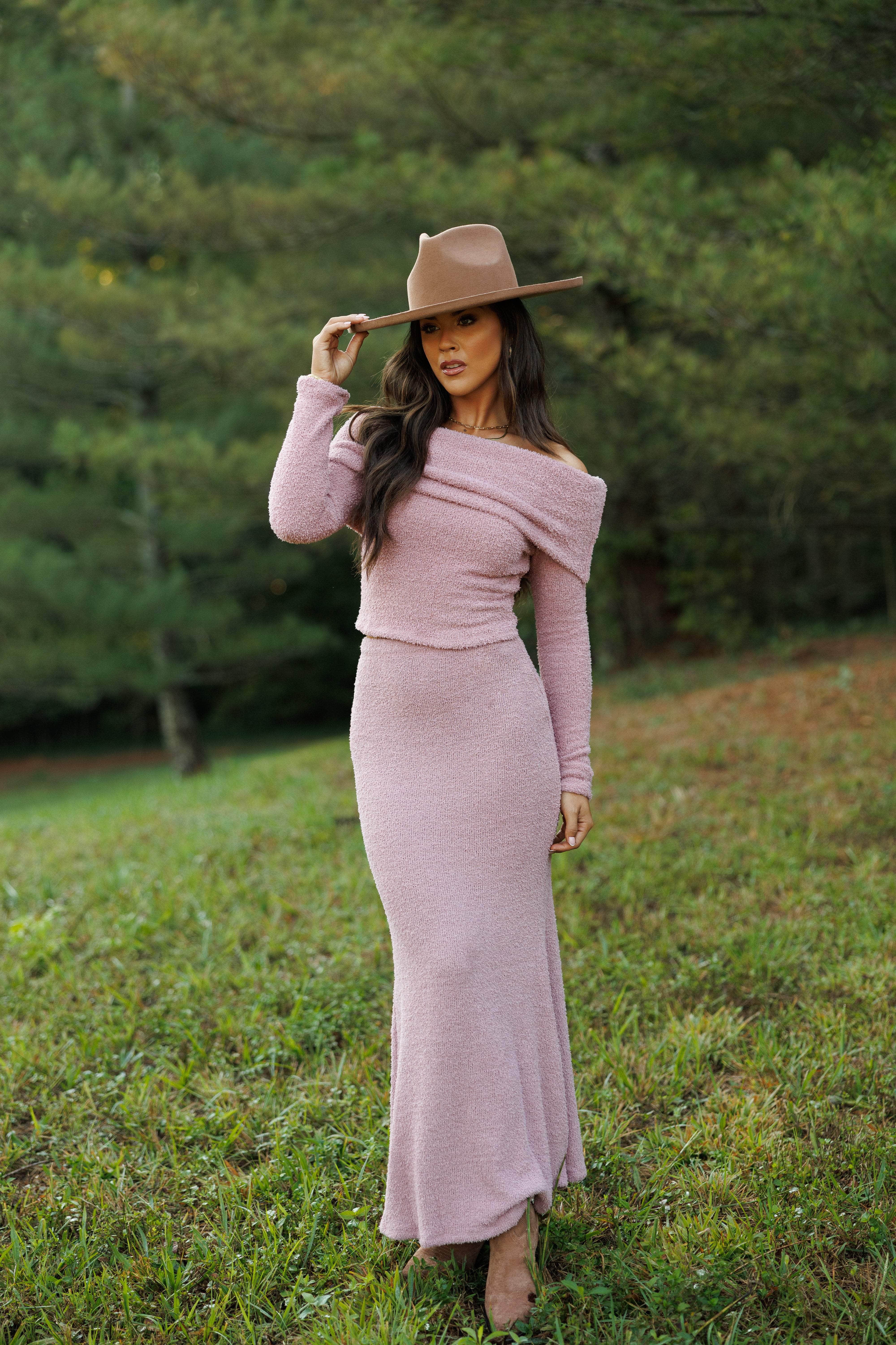 Brushed Off The Shoulder Top - Image 5