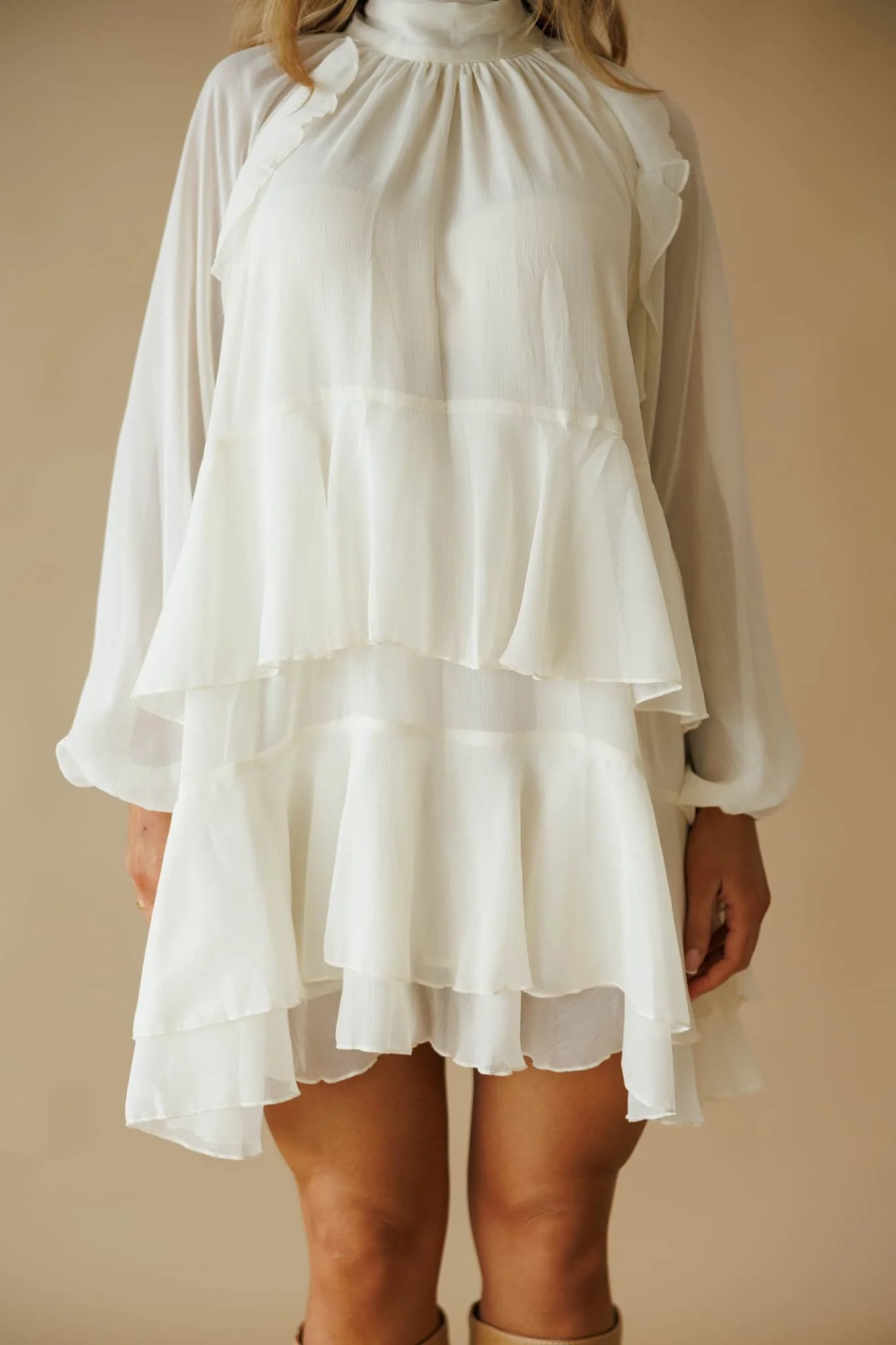 Champagne Country Dress - Image 4