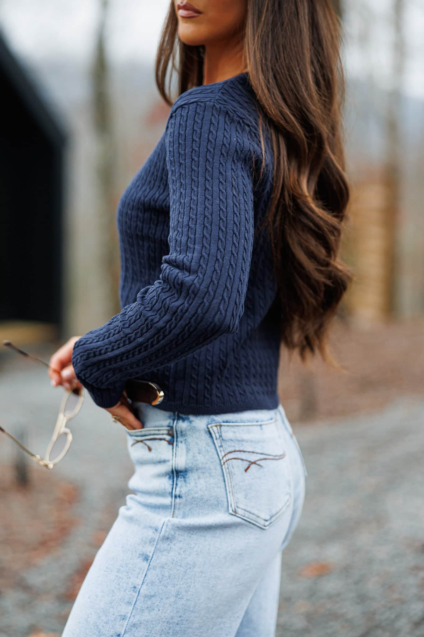 Classic Cable Knit Cardigan - Image 15