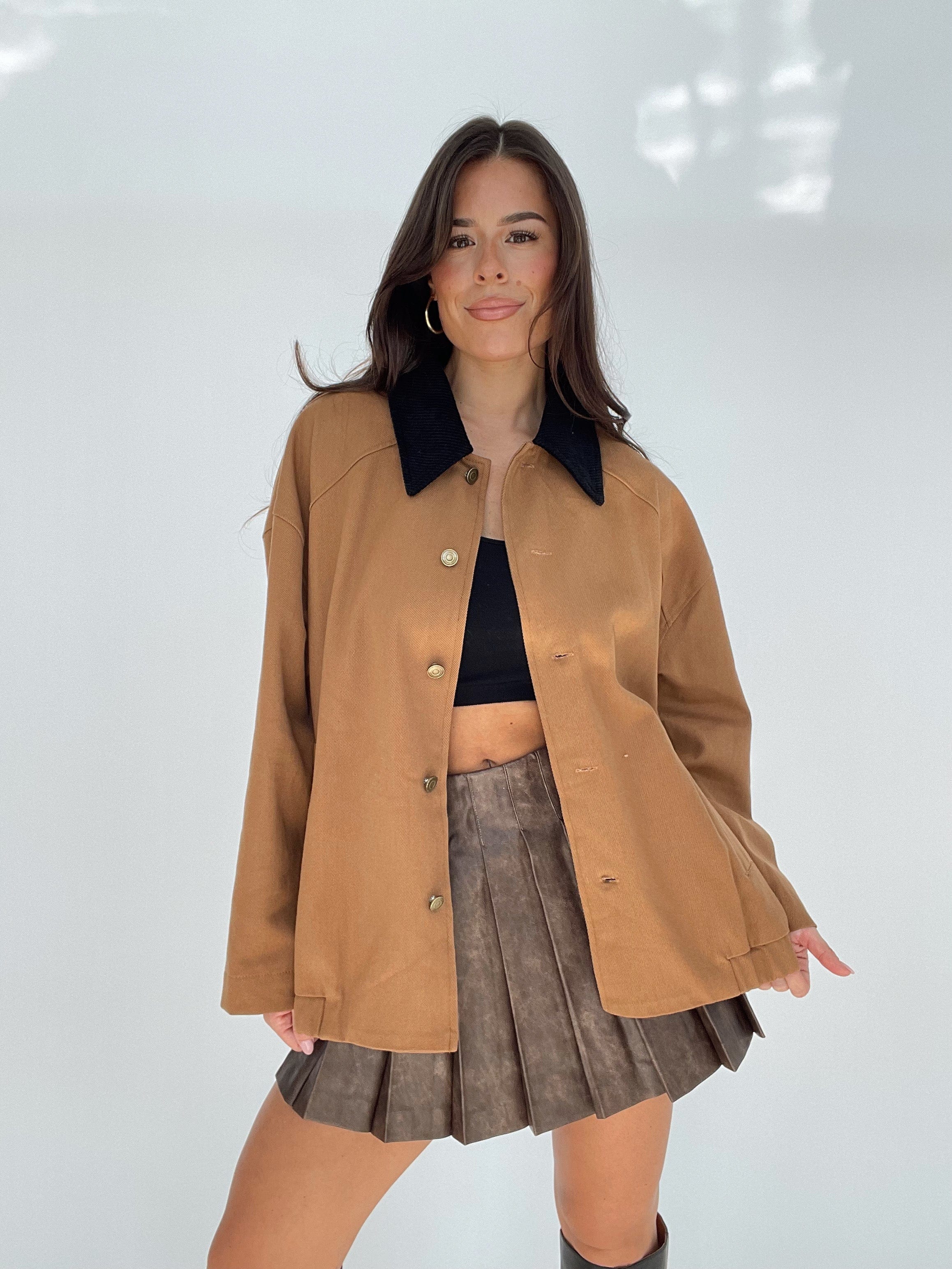 Collared Barn Jacket - Image 3