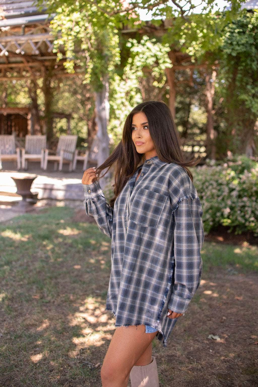 Cover Me Up Flannel - Image 4
