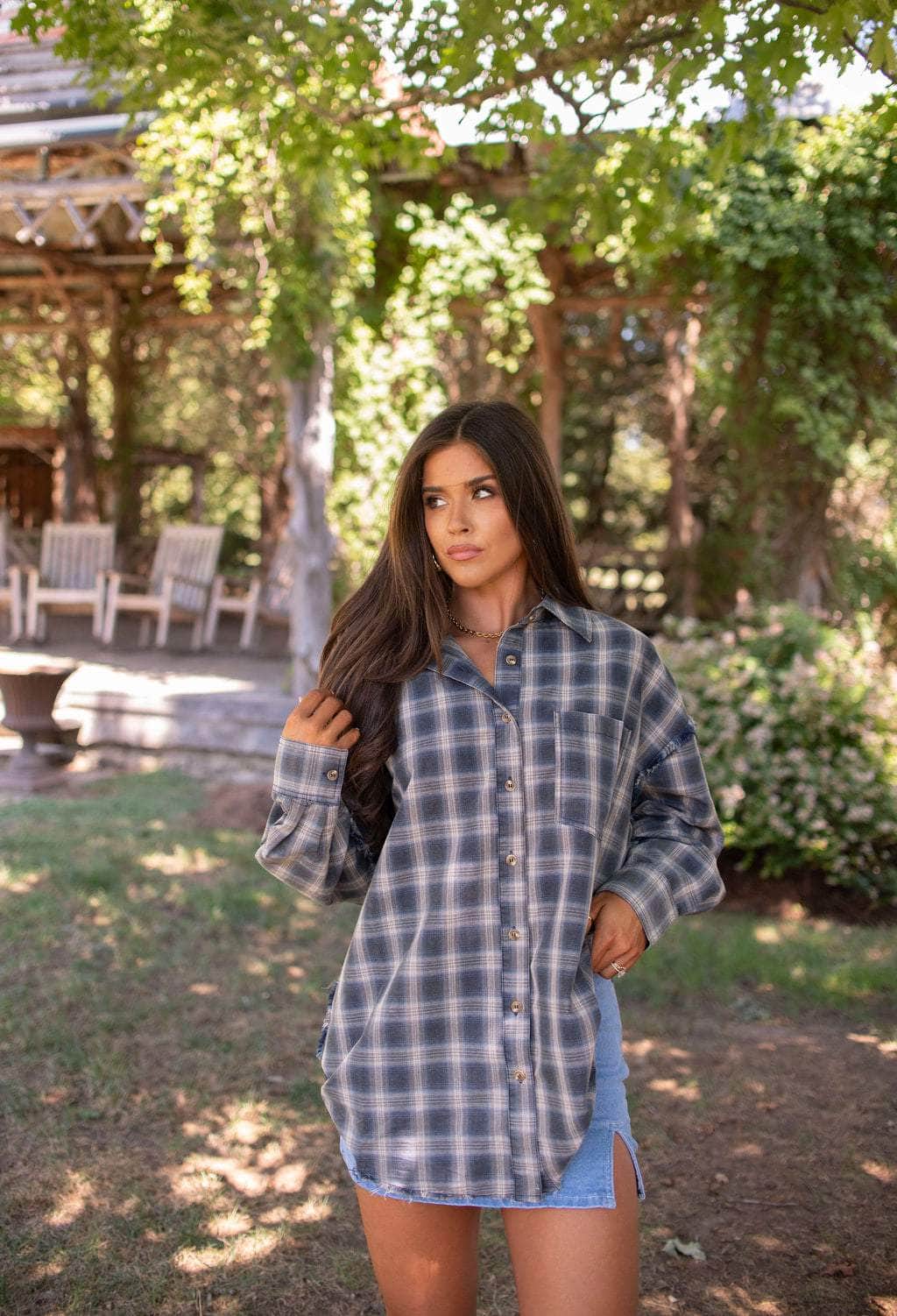 Cover Me Up Flannel - Image 5