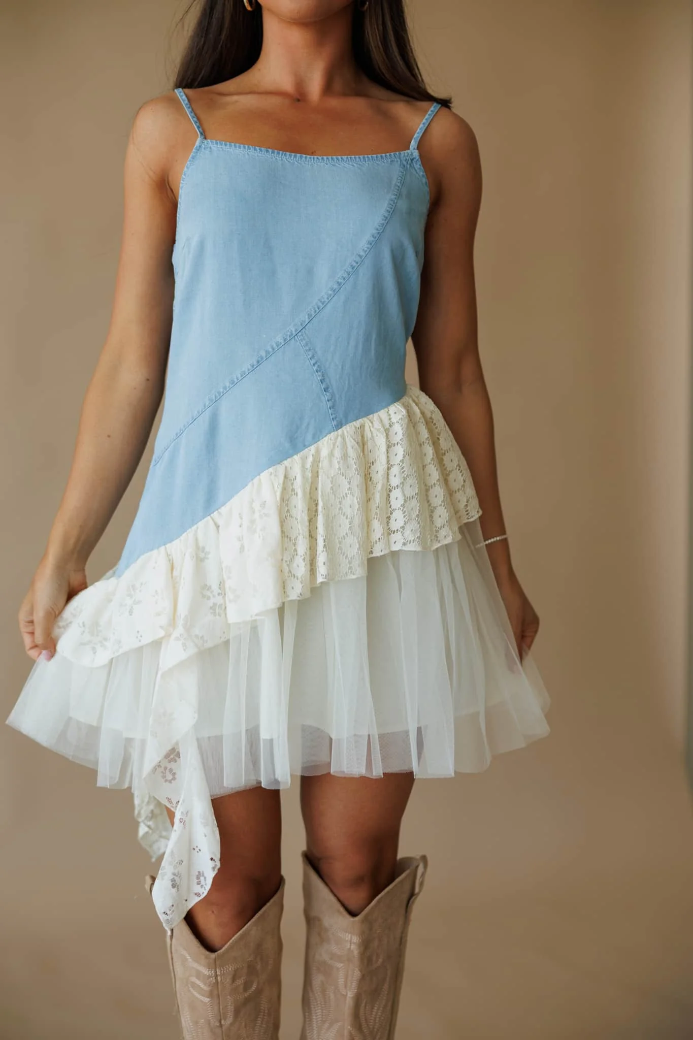 Daydream In Denim Dress - Image 5