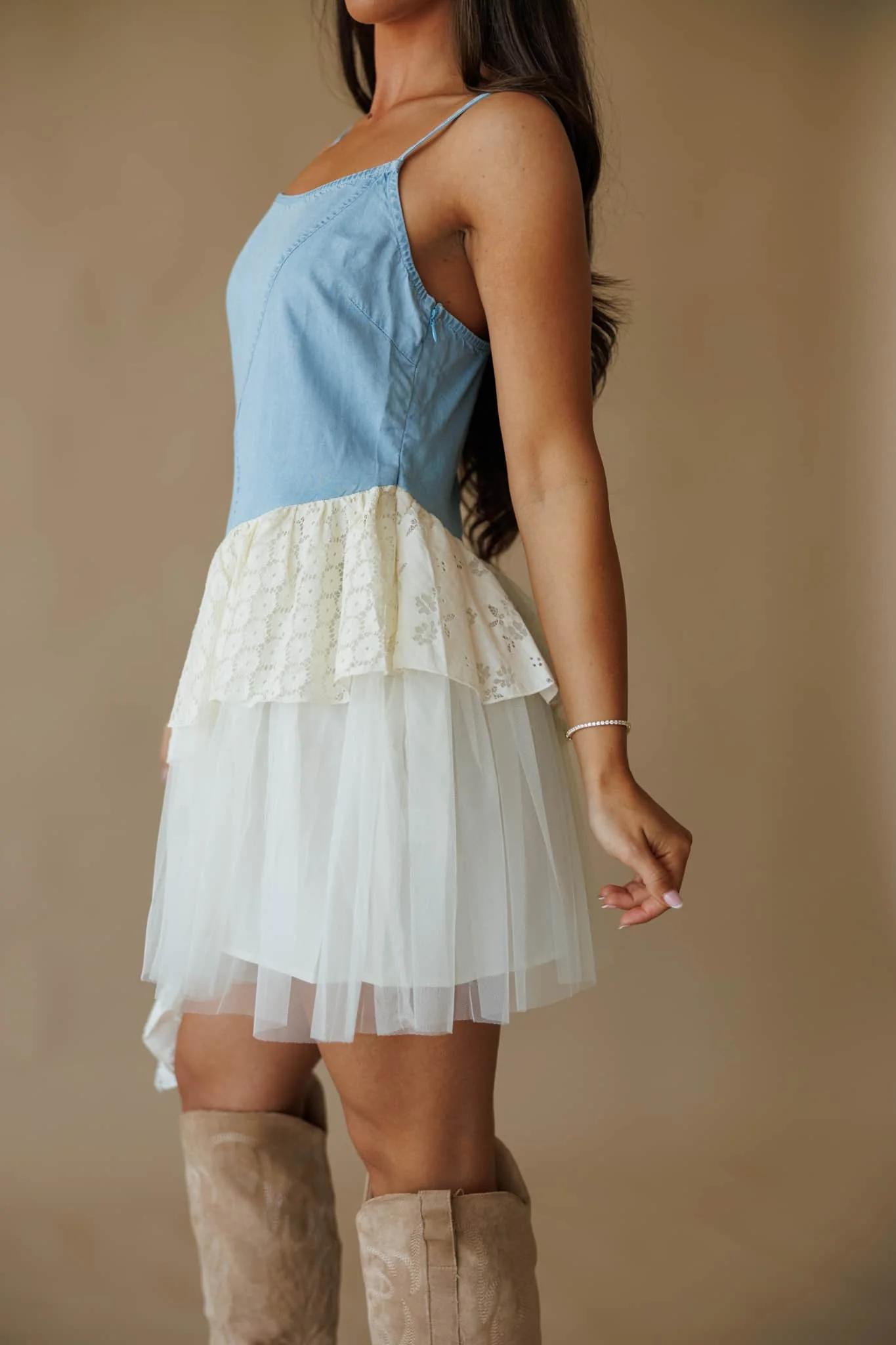 Daydream In Denim Dress - Image 6
