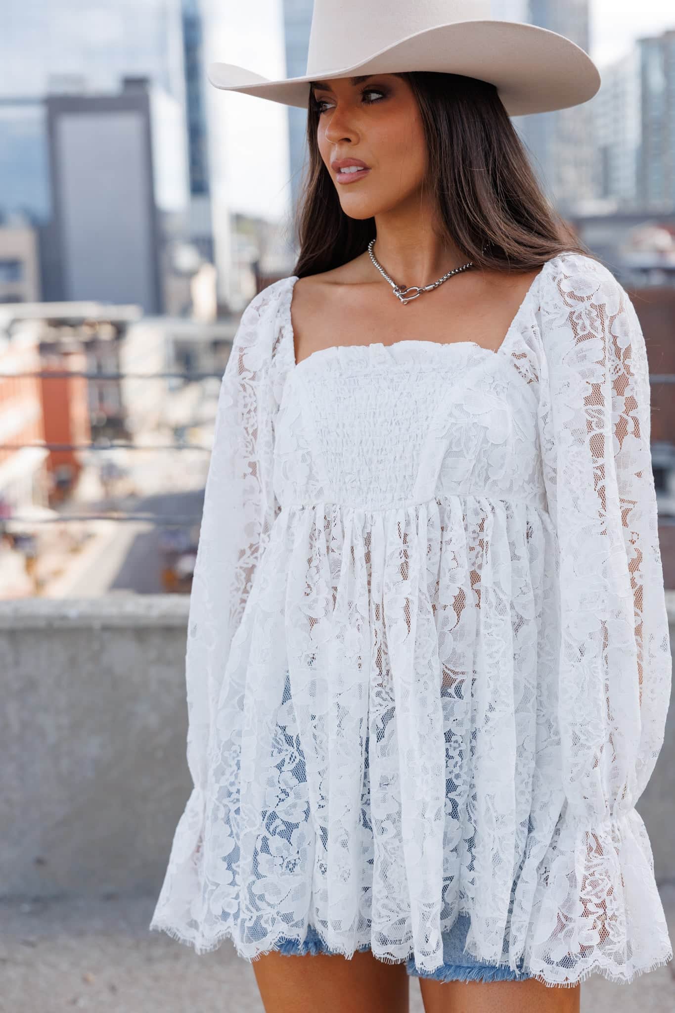 [Pre-Order!] Daydreamer Lace Top - Image 8