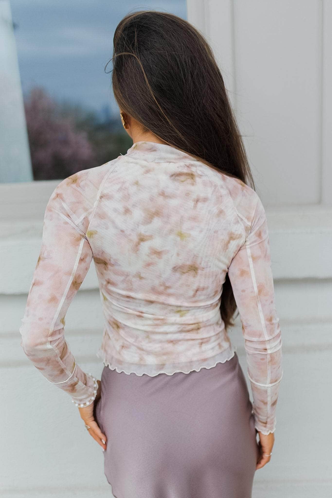 Delicate Delights Mesh Top - Image 2