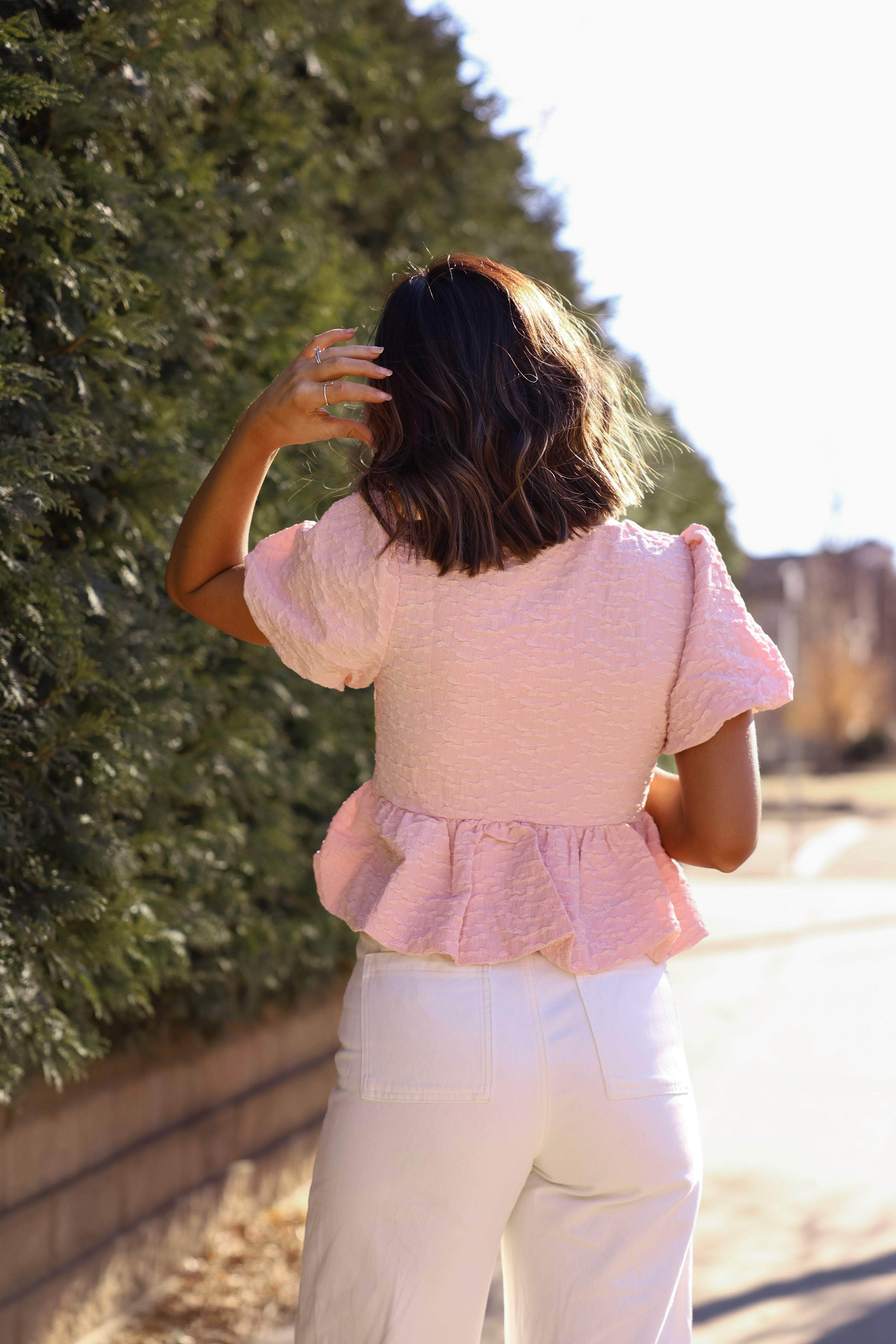 Something Sweet Peplum Top - Image 7