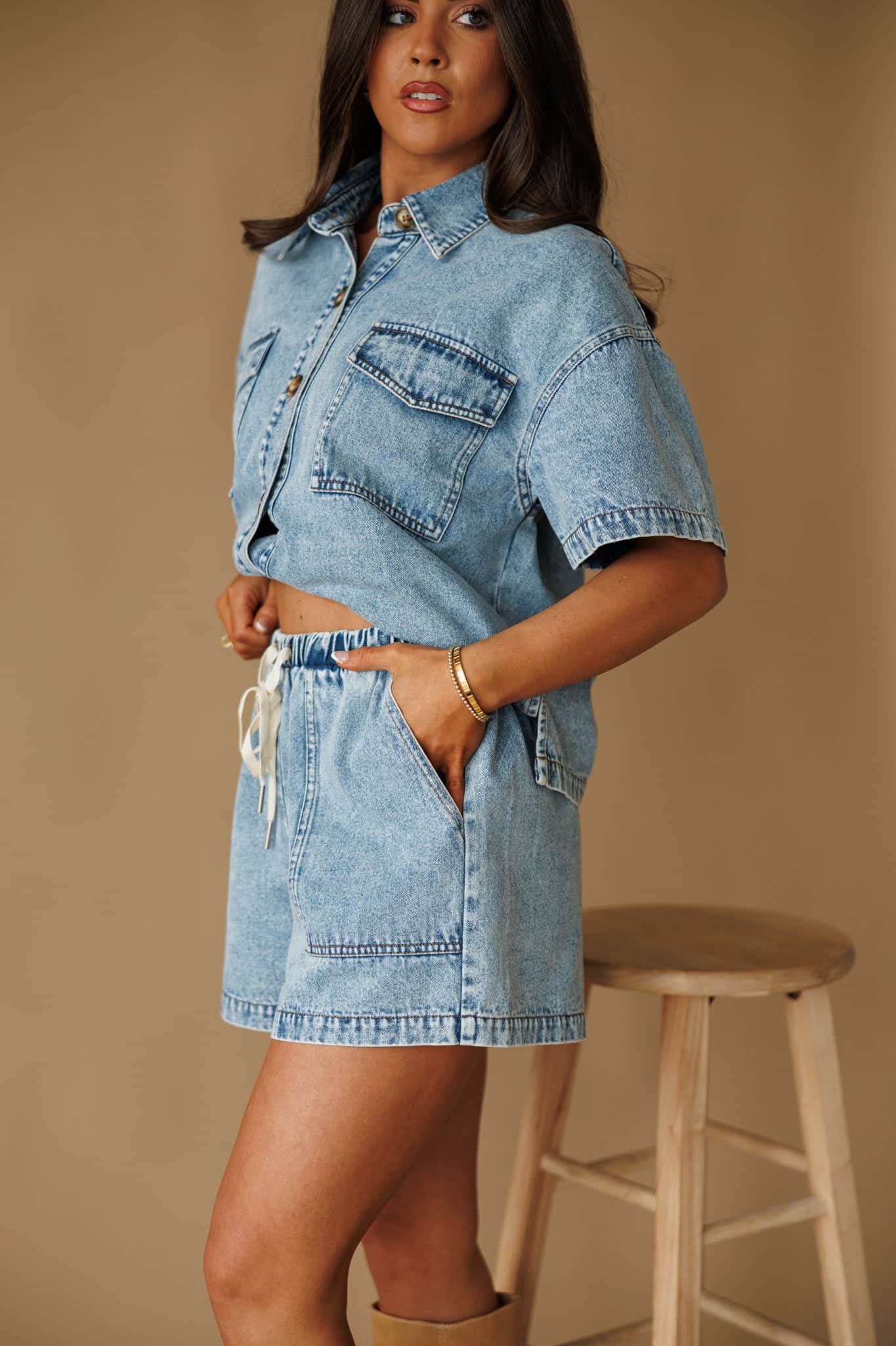 Easy Living Denim Shirt - Image 7