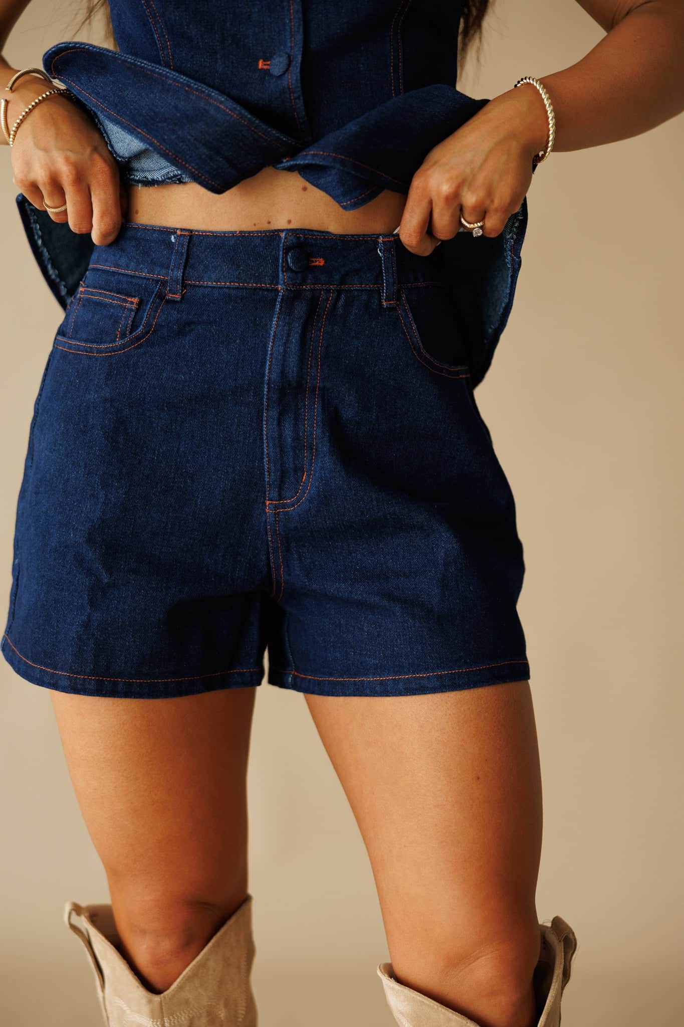 Encore Nights Denim Shorts