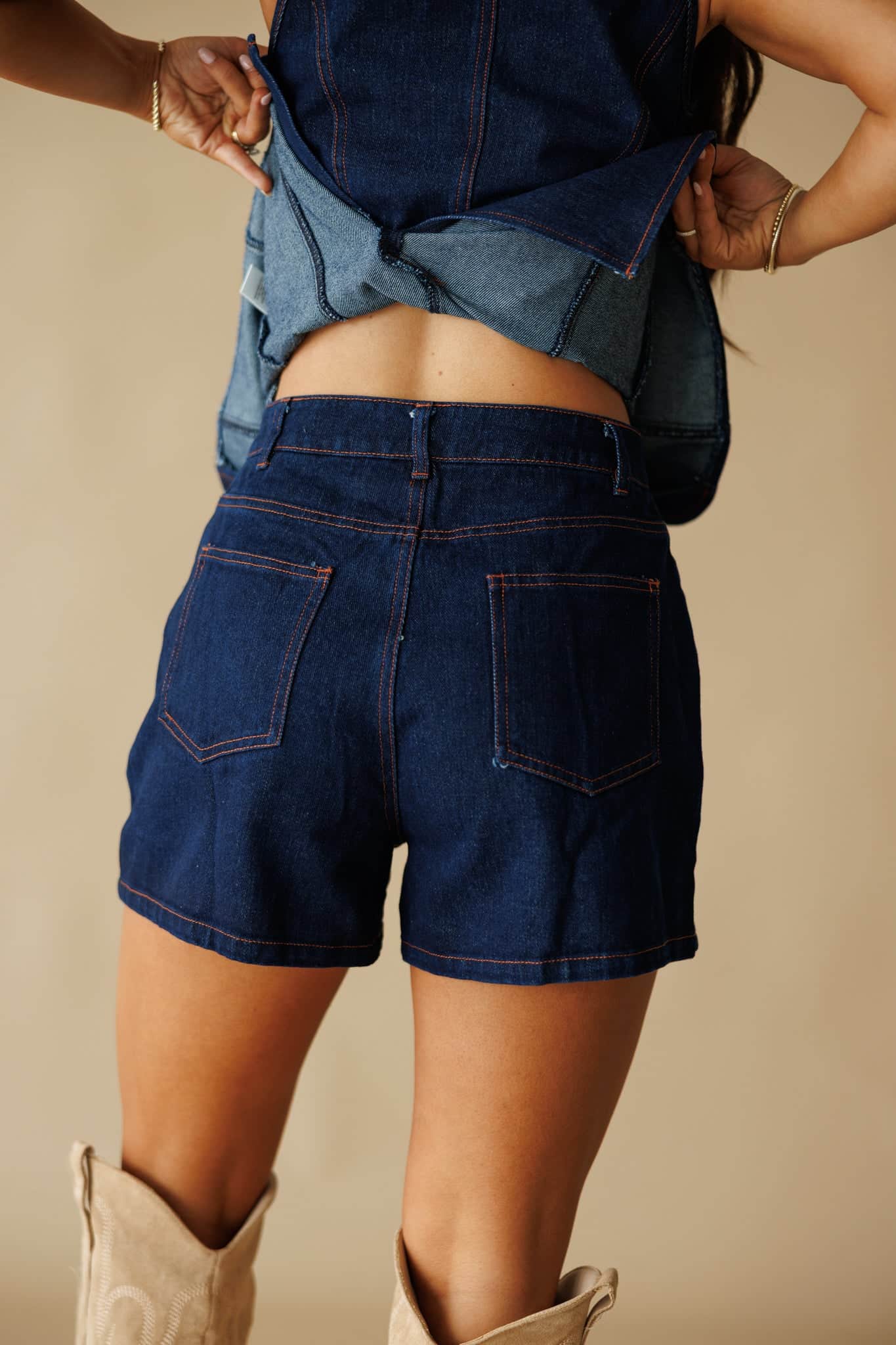 Encore Nights Denim Shorts - Image 3