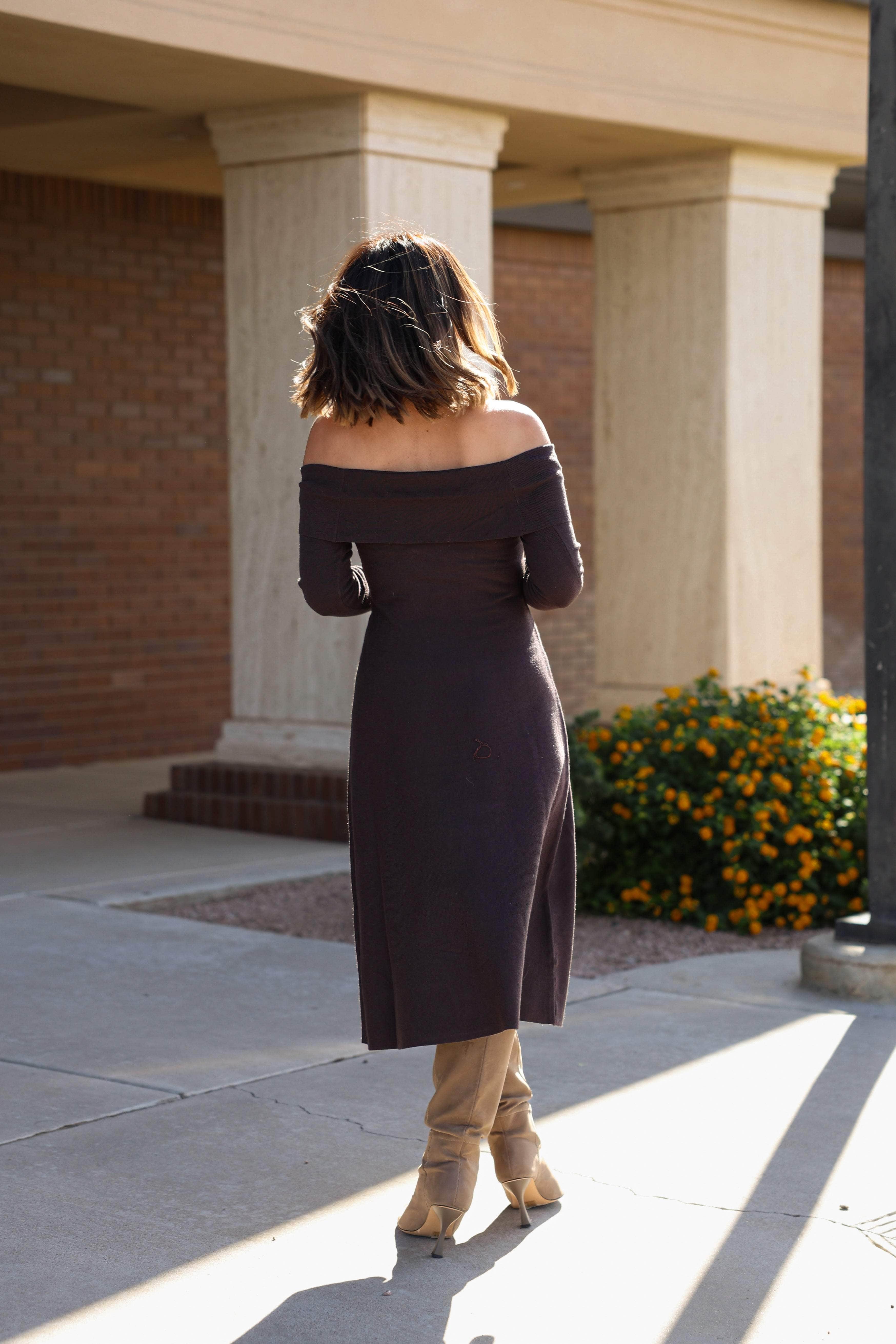 Espresso Hour Sweater Dress - Image 2