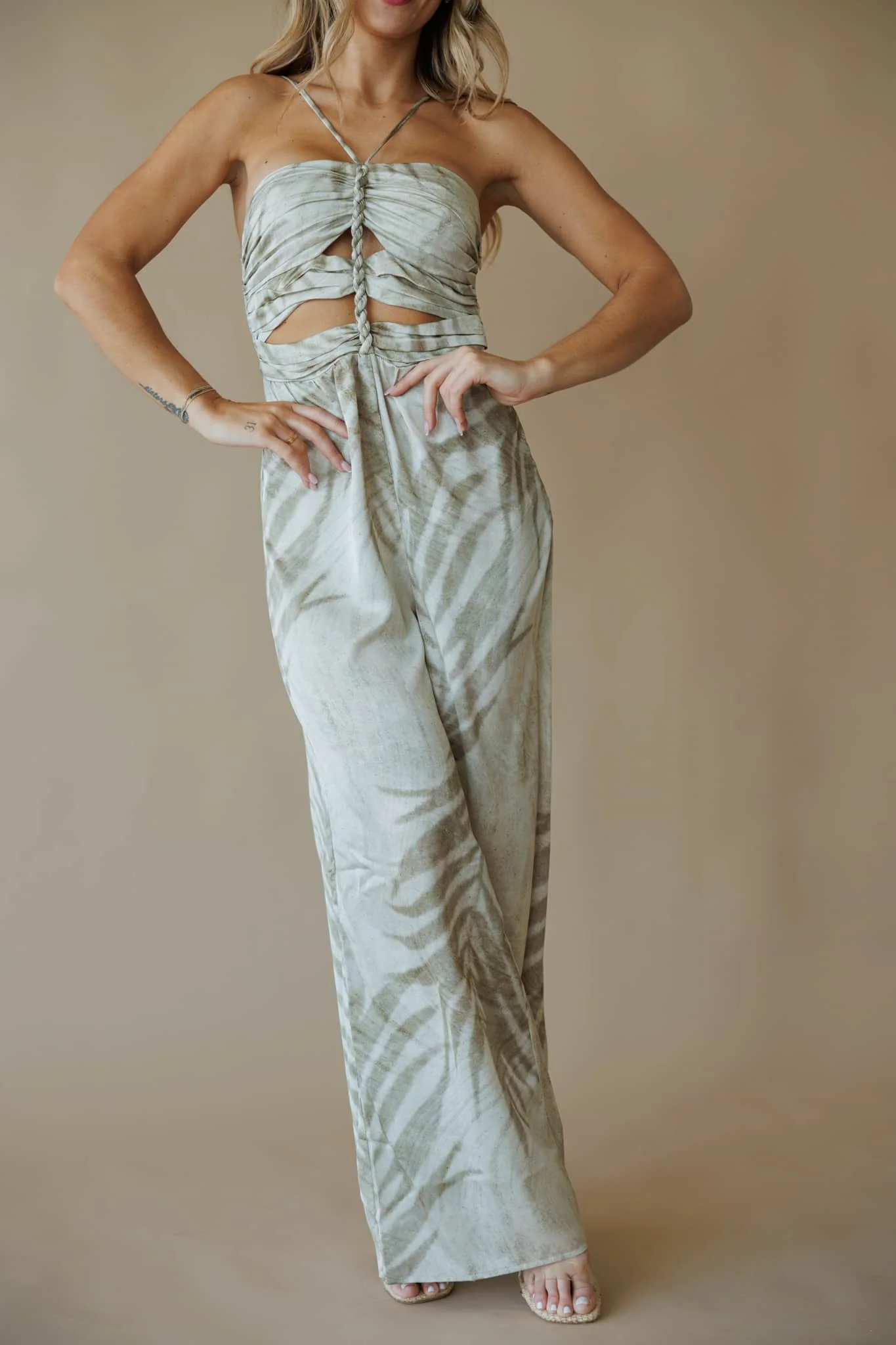Palm Leaf Jumpsuit - Image 5