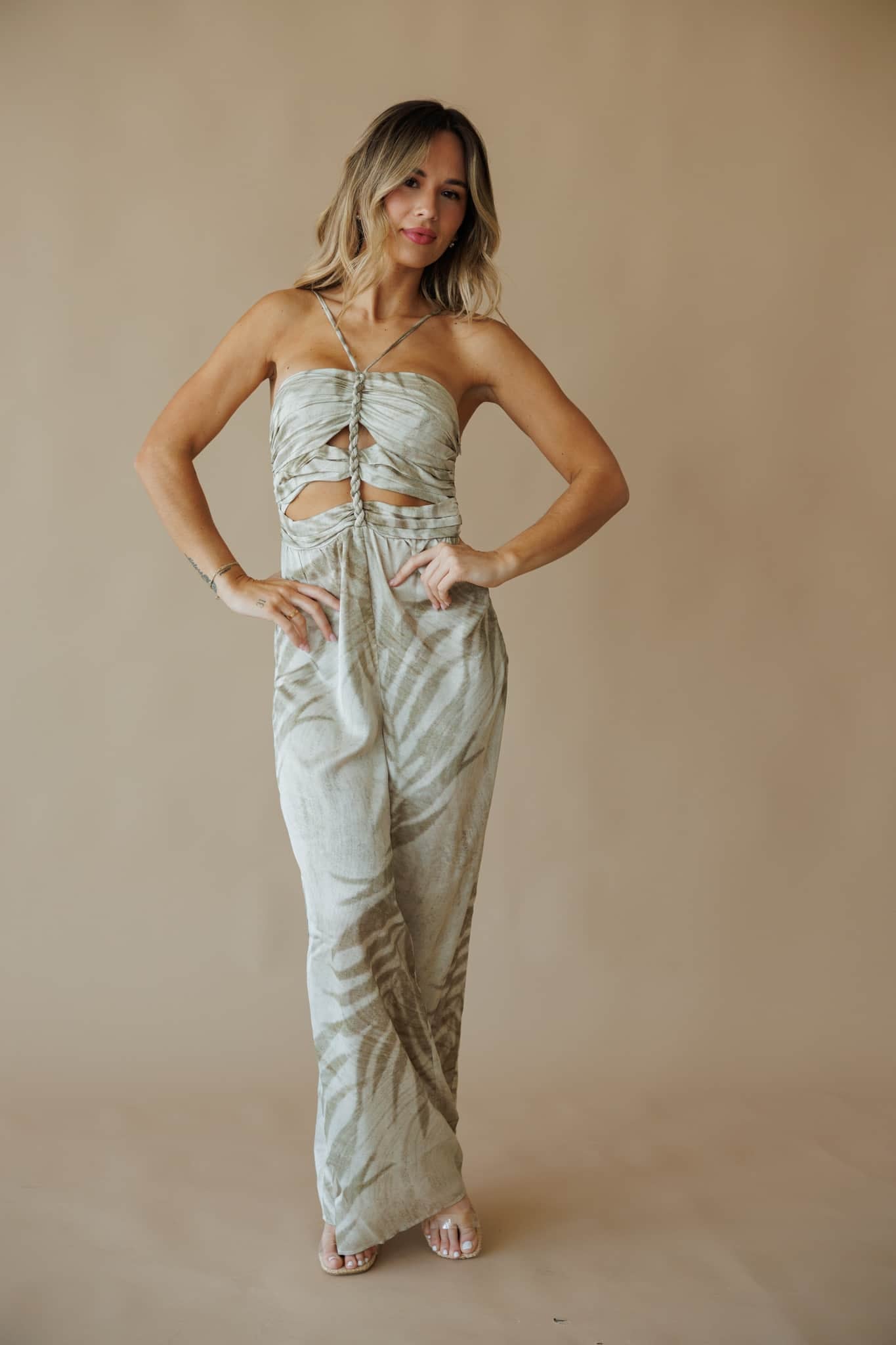 Palm Leaf Jumpsuit - Image 6