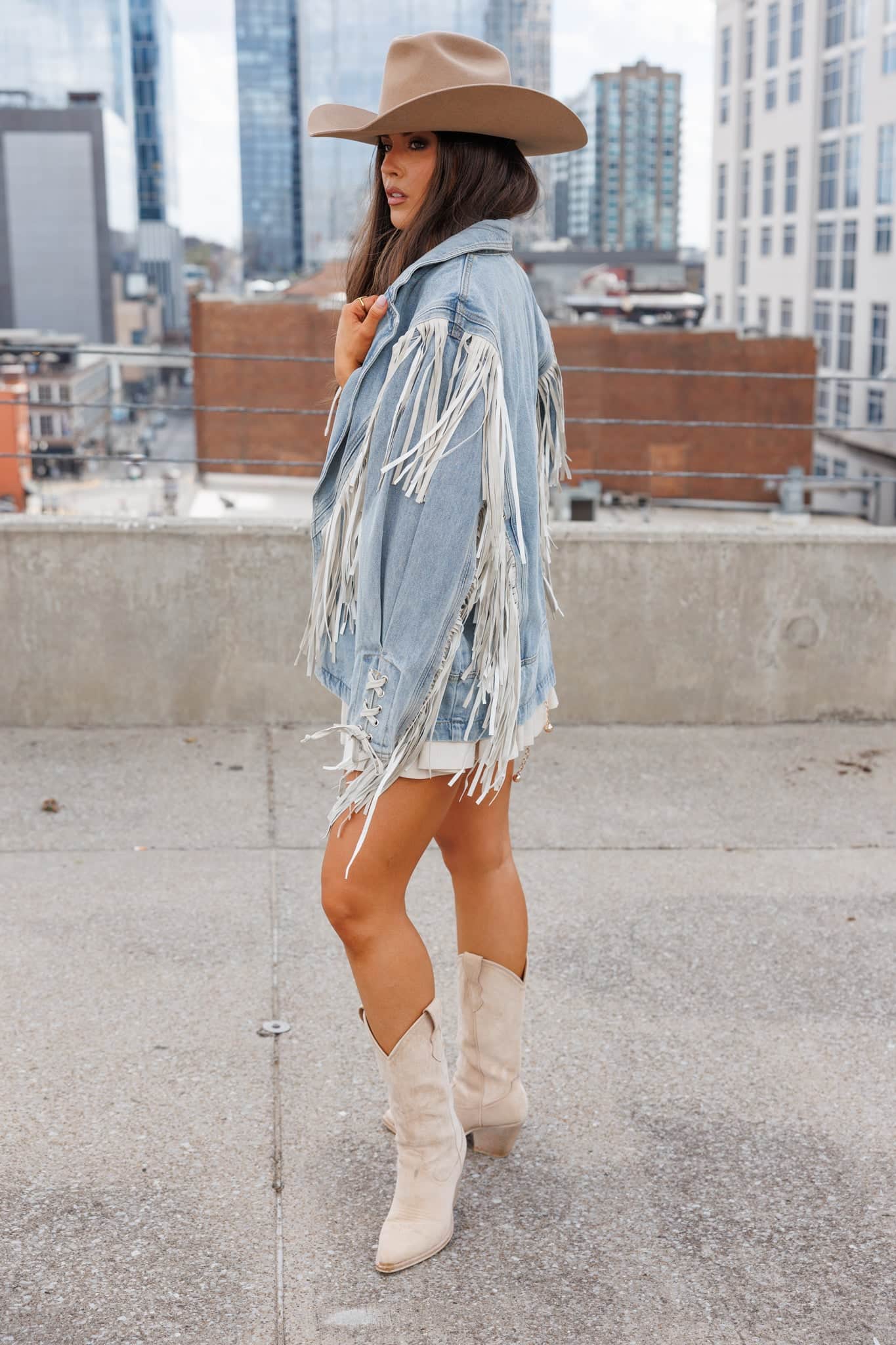Fringe Finale Denim Jacket - Image 4