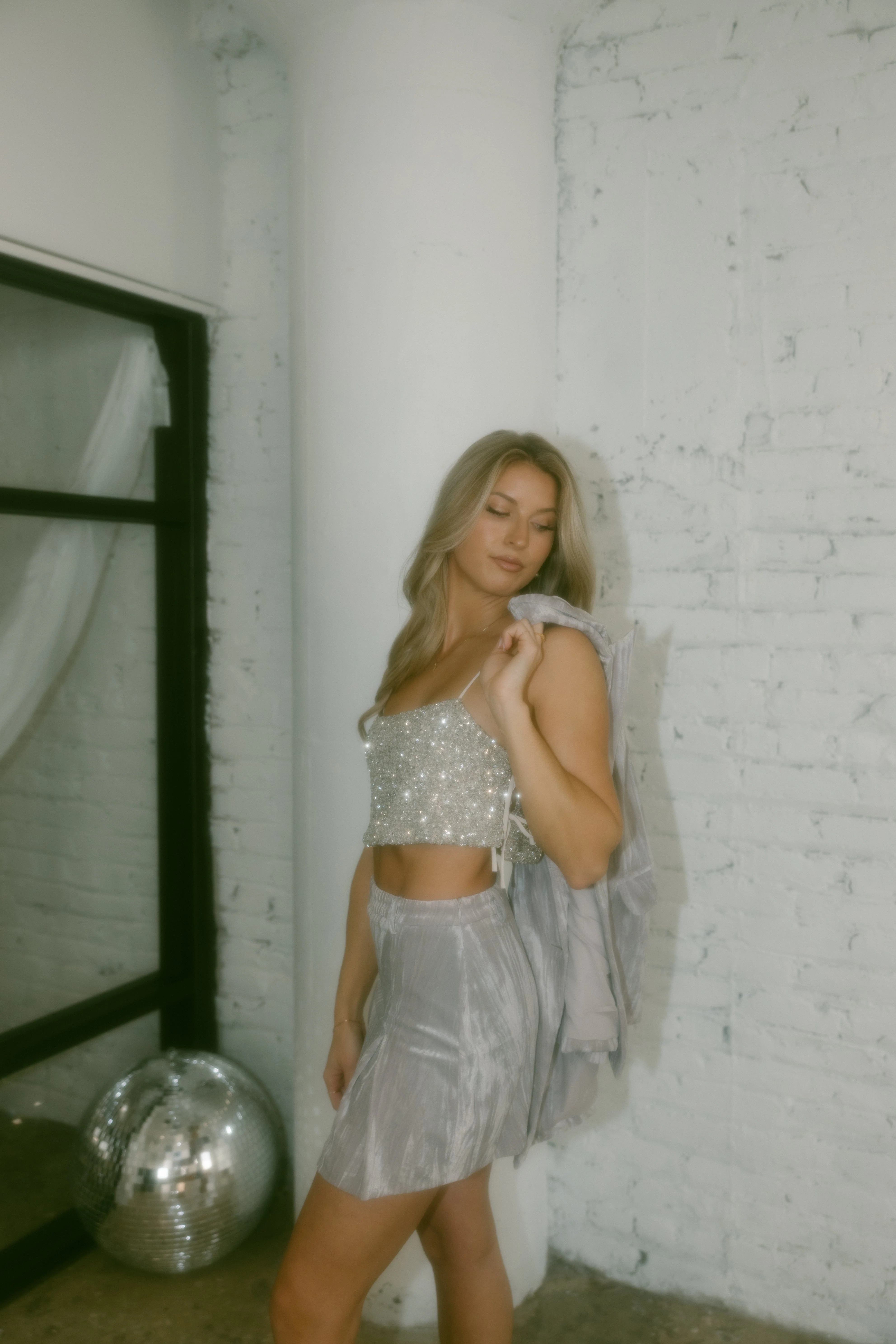 Frosted Velvet Skort - Image 6
