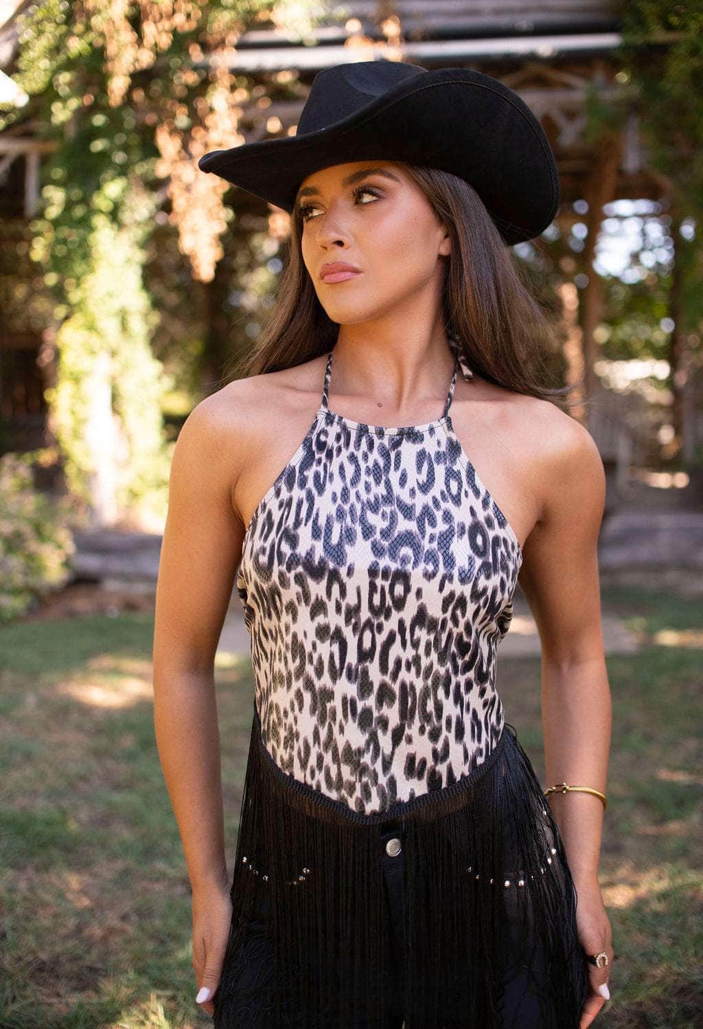 Giddy Up Glam Halter Neck Top - Image 3