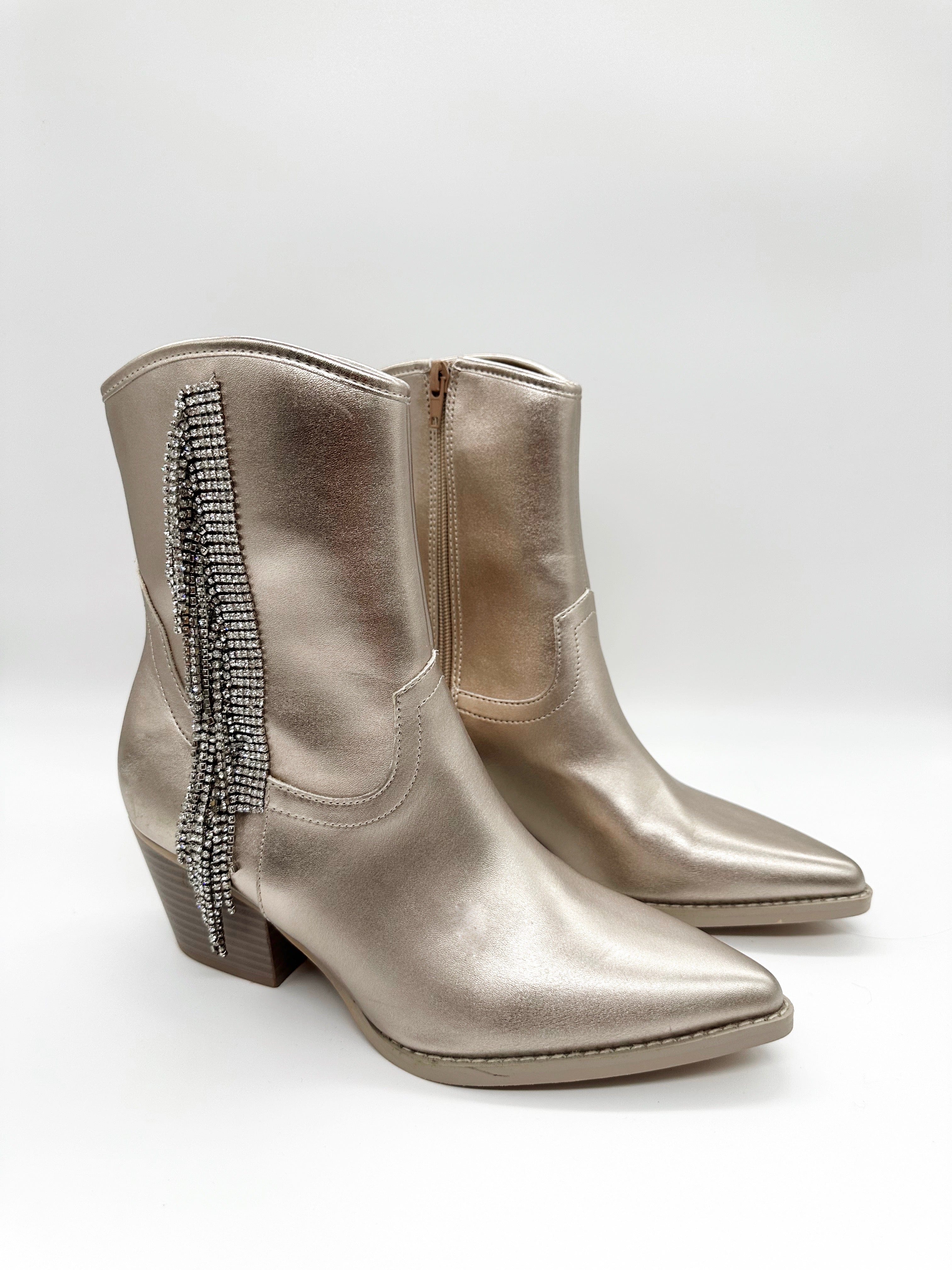 Champagne Glitz And Glam Boot - Image 7