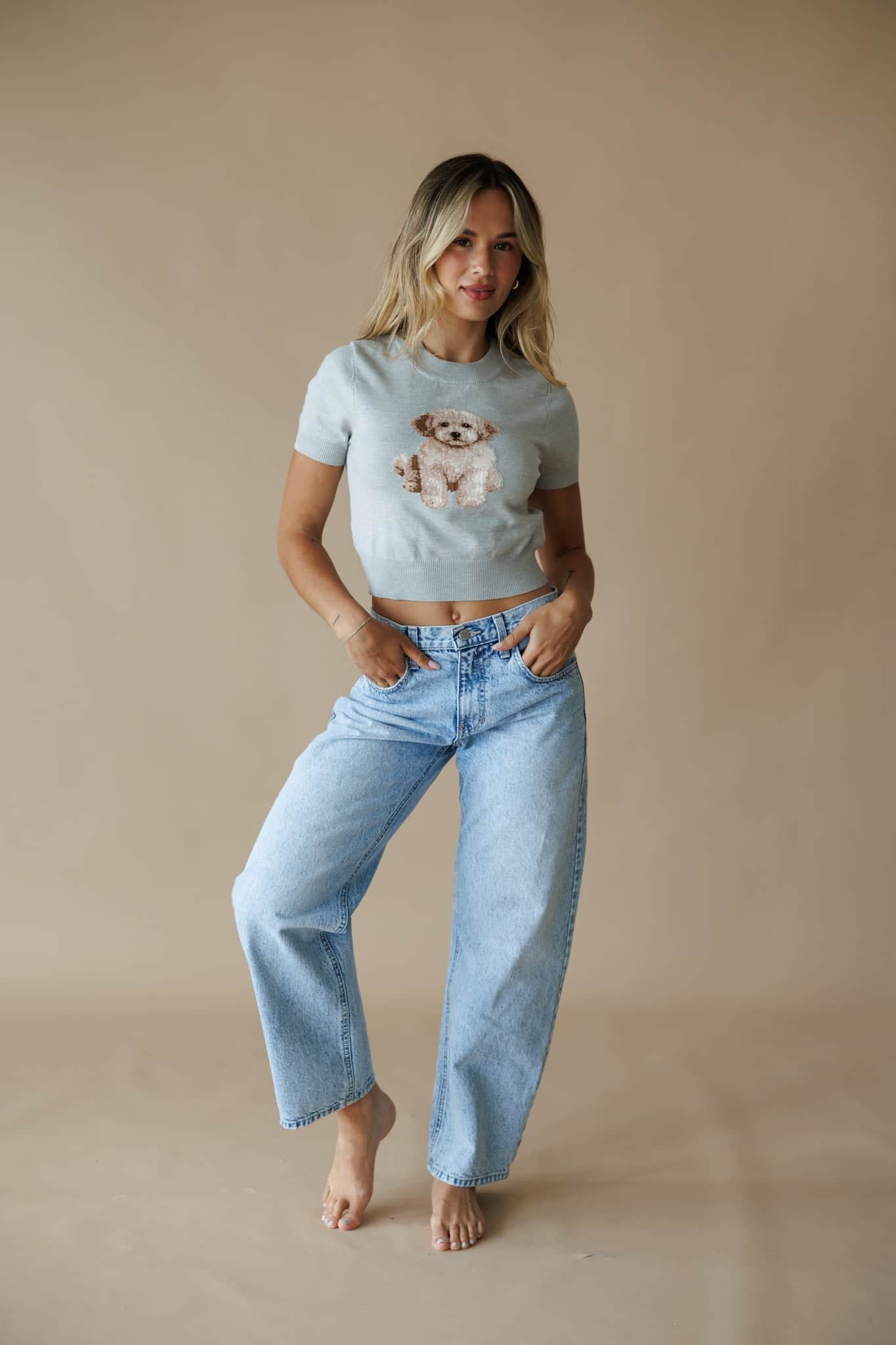 Golden Doodle Sweater Top - Image 3