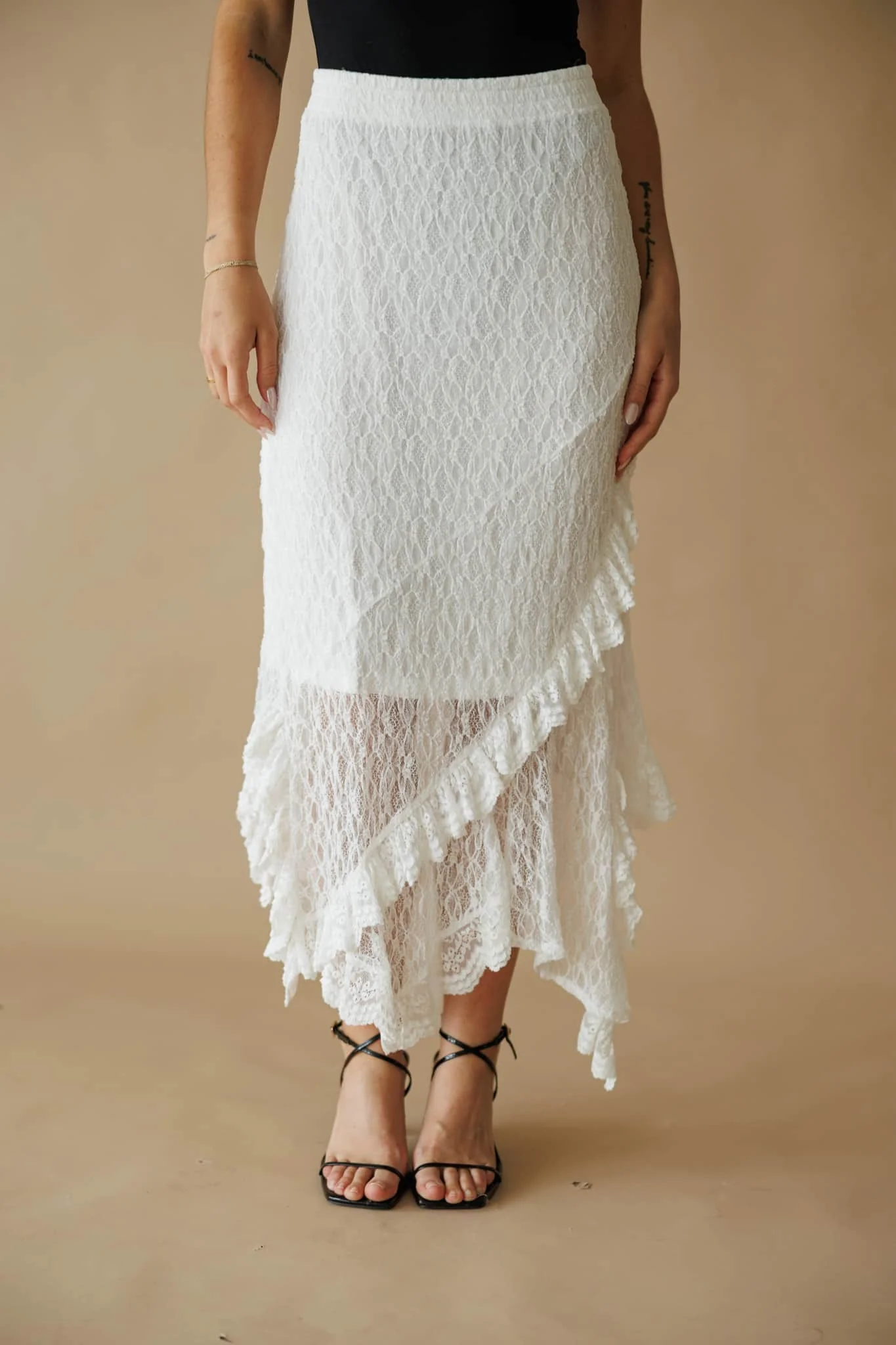 Gypsy Lace Midi Skirt