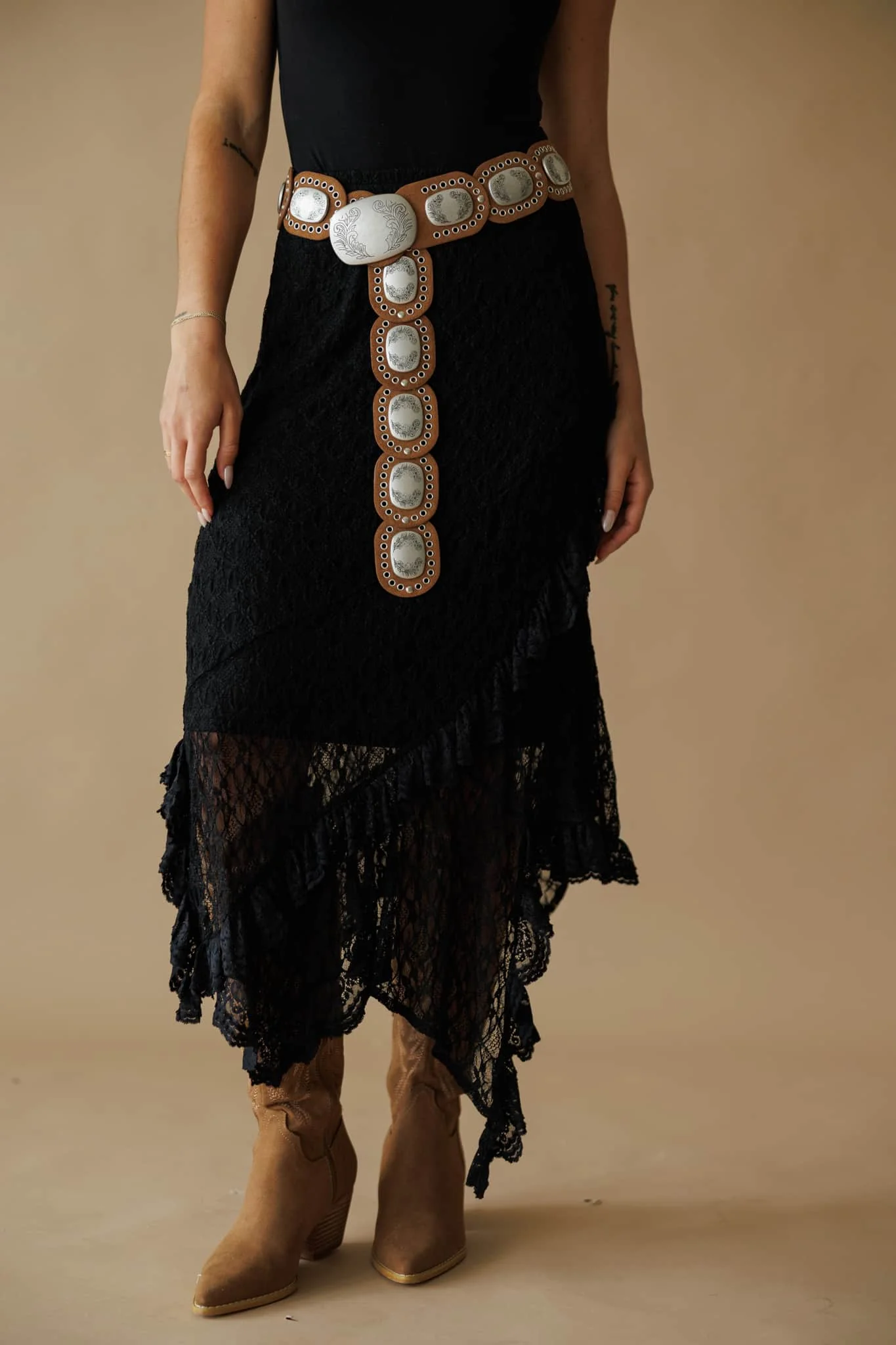 Gypsy Lace Midi Skirt - Image 6