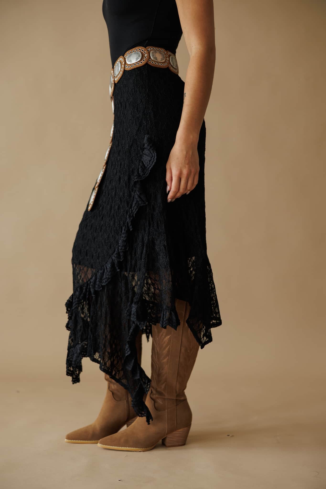 Gypsy Lace Midi Skirt - Image 9