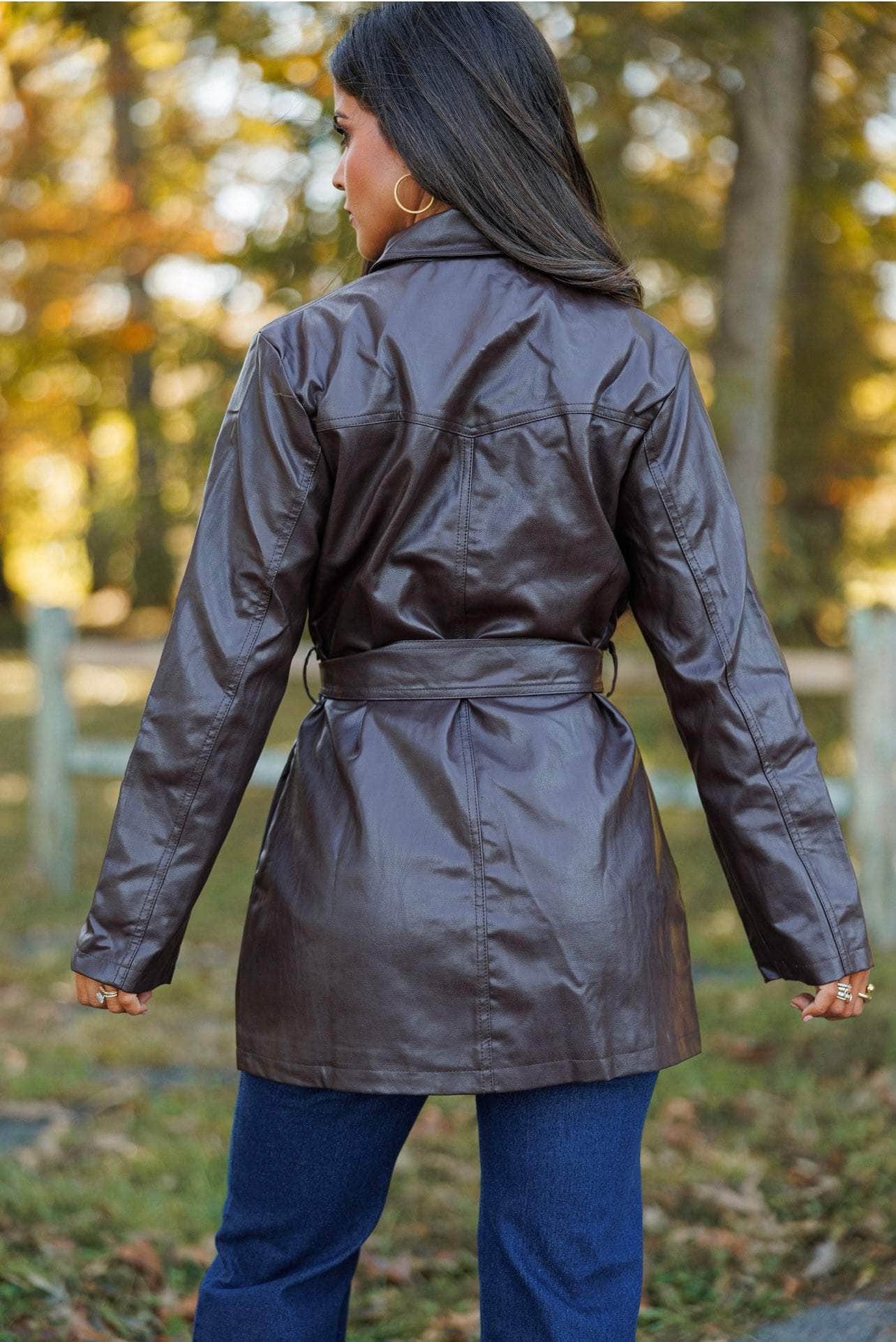 Autumn In Oxford Belted Jacket - Image 2