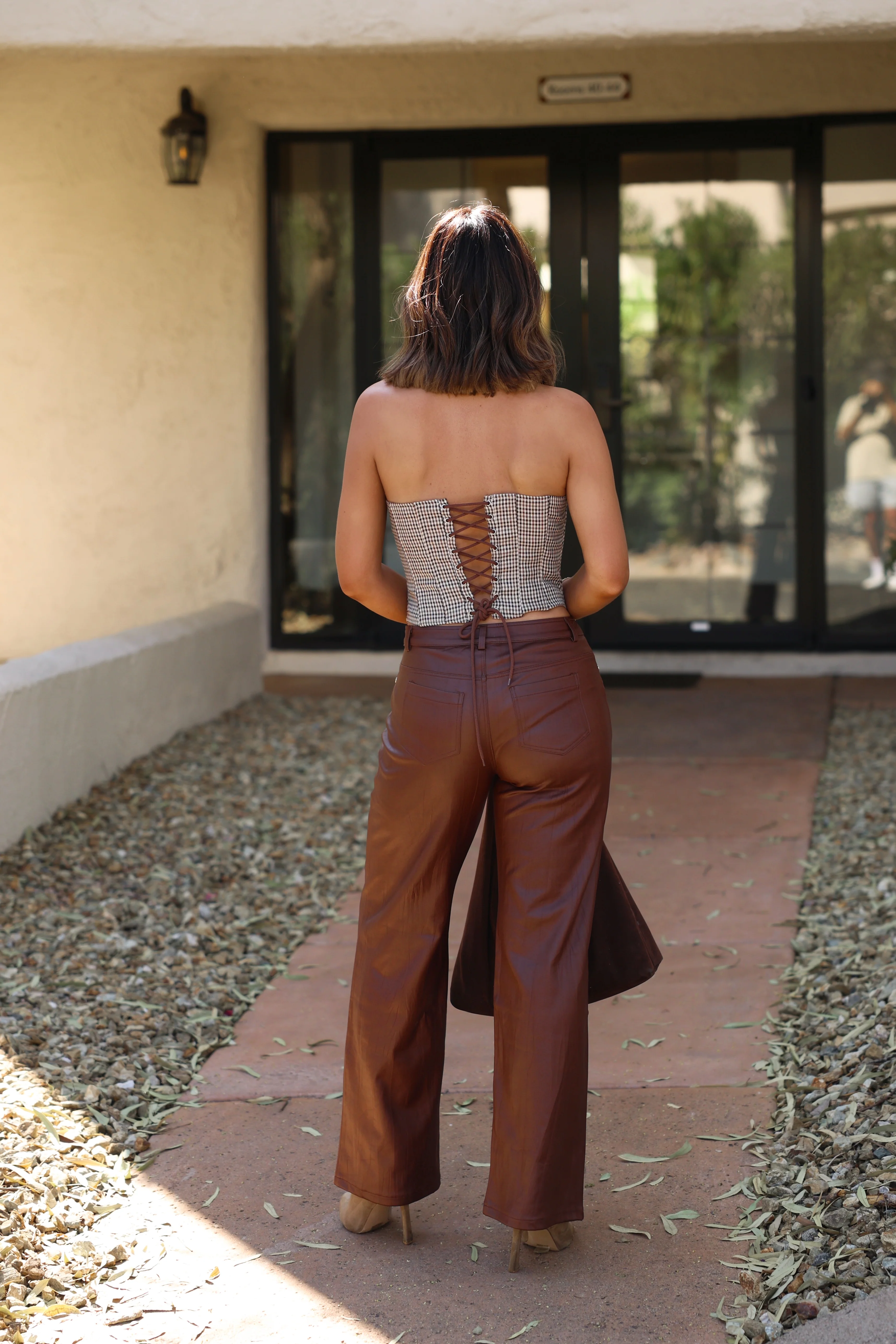 In Control Faux Leather Pants - Image 2