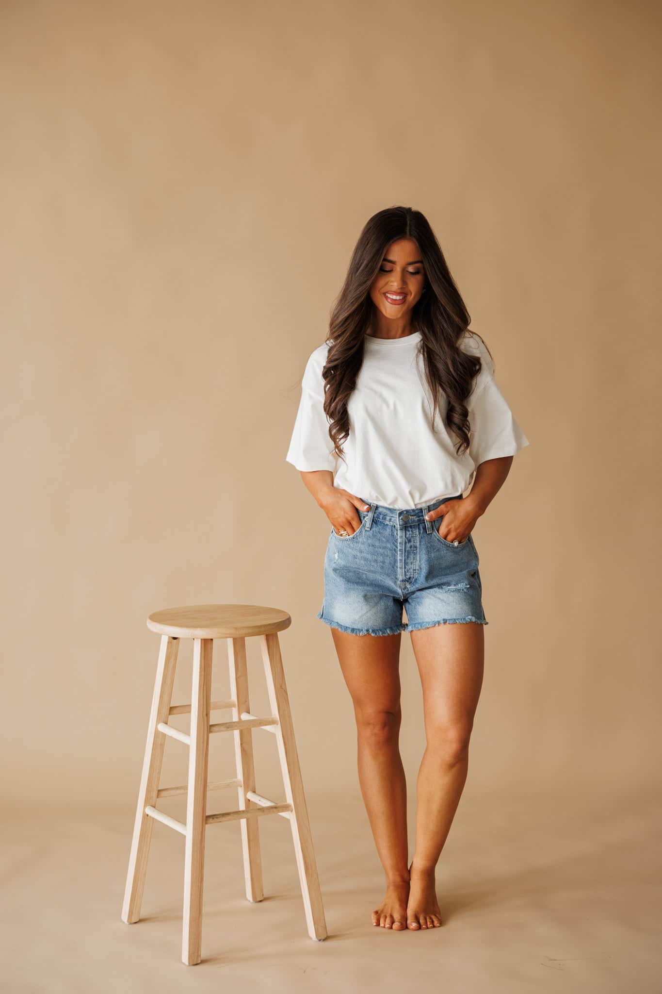 Indigo Denim Shorts - Image 5