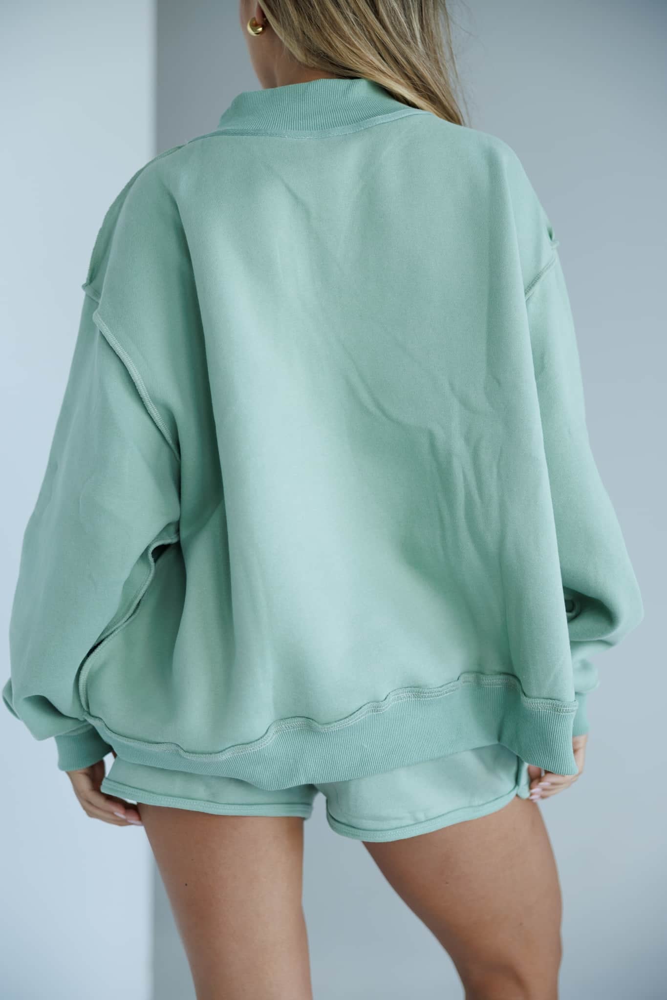Lane 201 Mock Neck Sweatshirt - Image 10