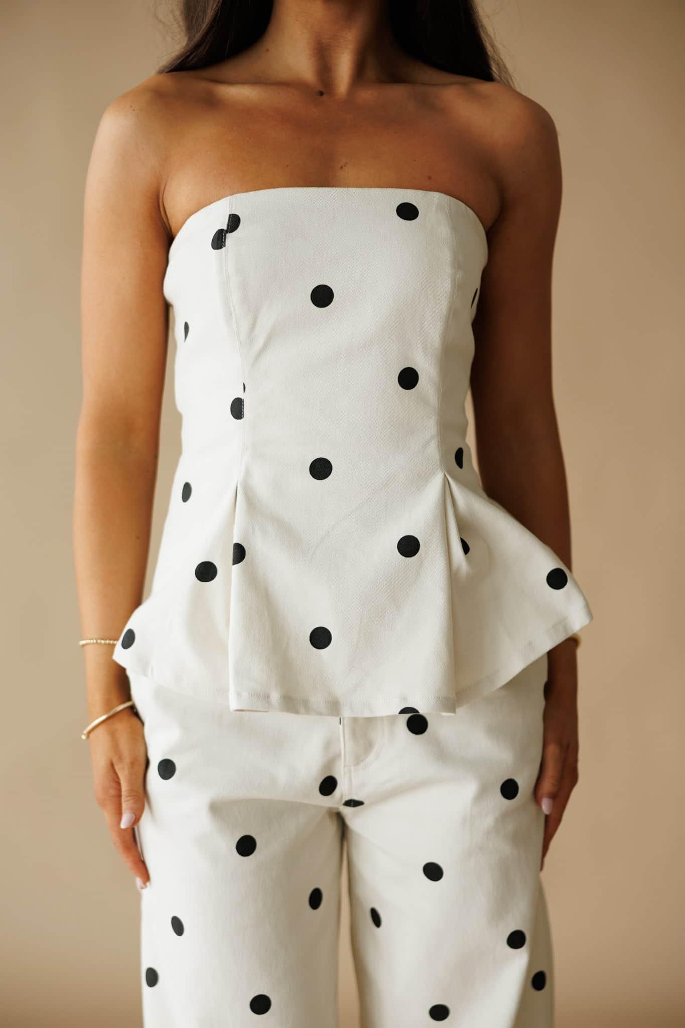 Ivory Polka Dot Top - Image 4