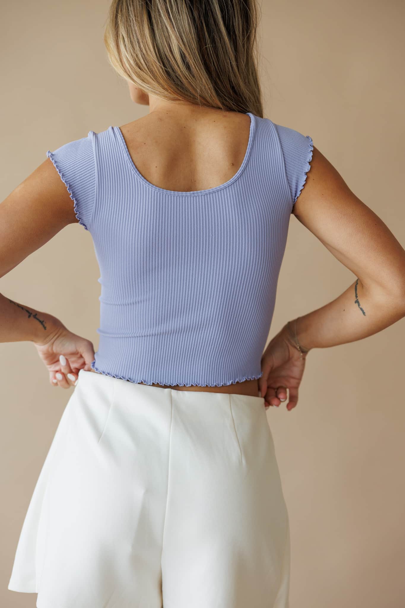 Just A Girl Seamless Tee - Image 7