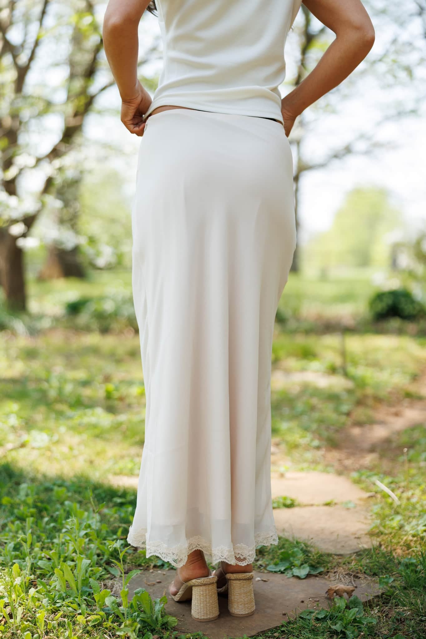 Keepsake Lace Trim Skirt - Image 4