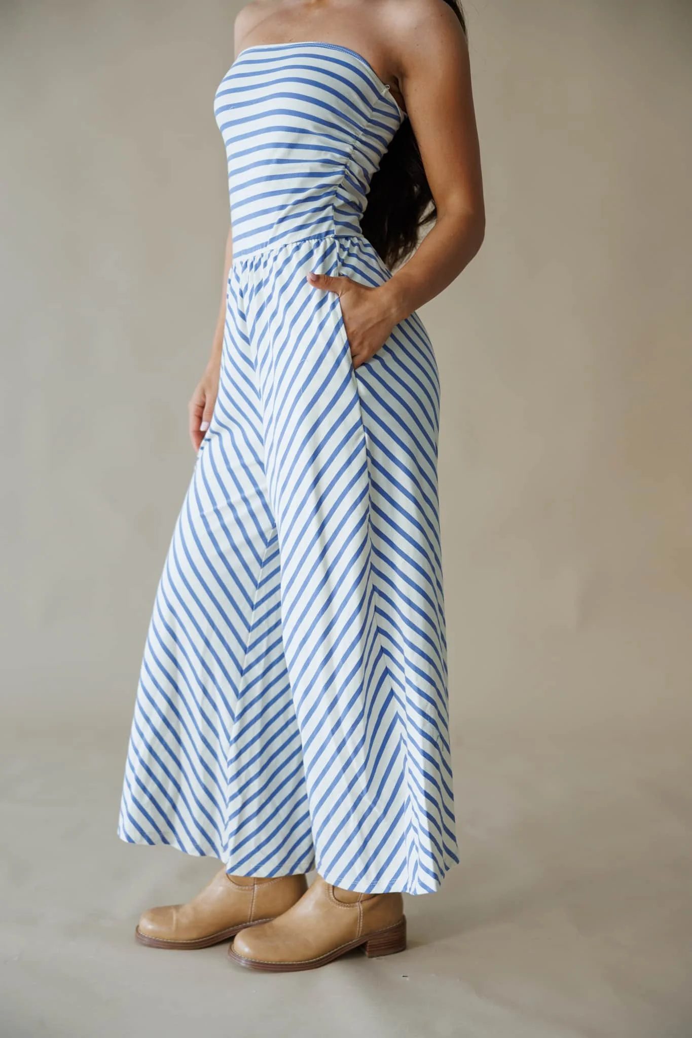 Terri Striped Jumpsuit - Image 2