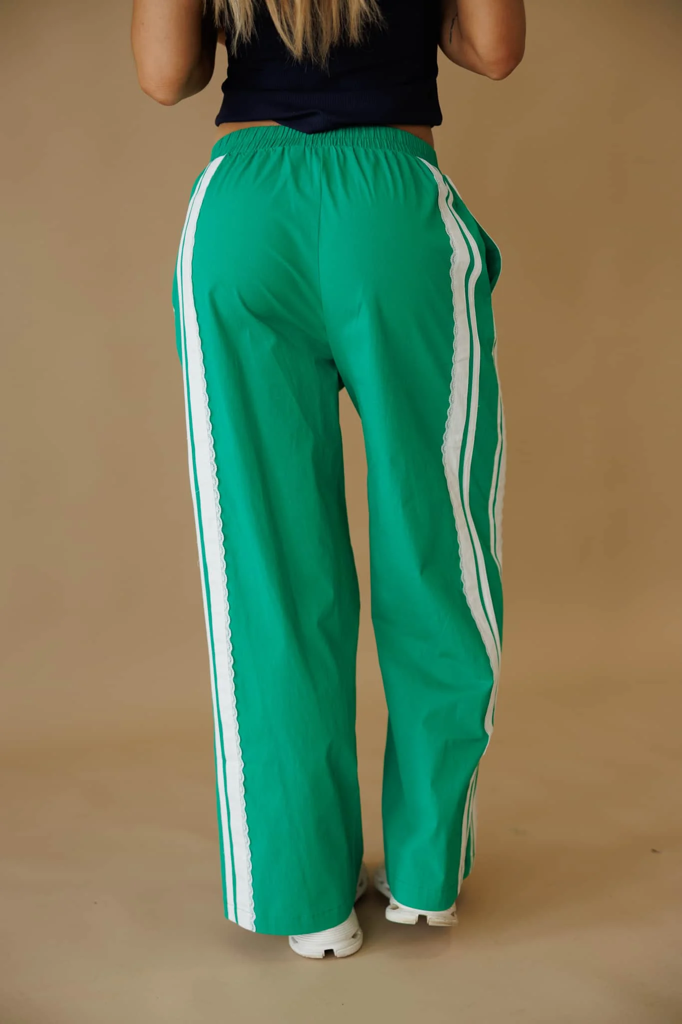 Lace Side Stripe Track Pants - Image 3