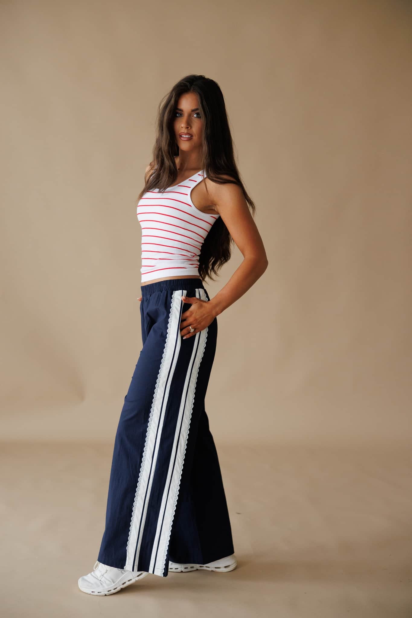Lace Side Stripe Track Pants - Image 6