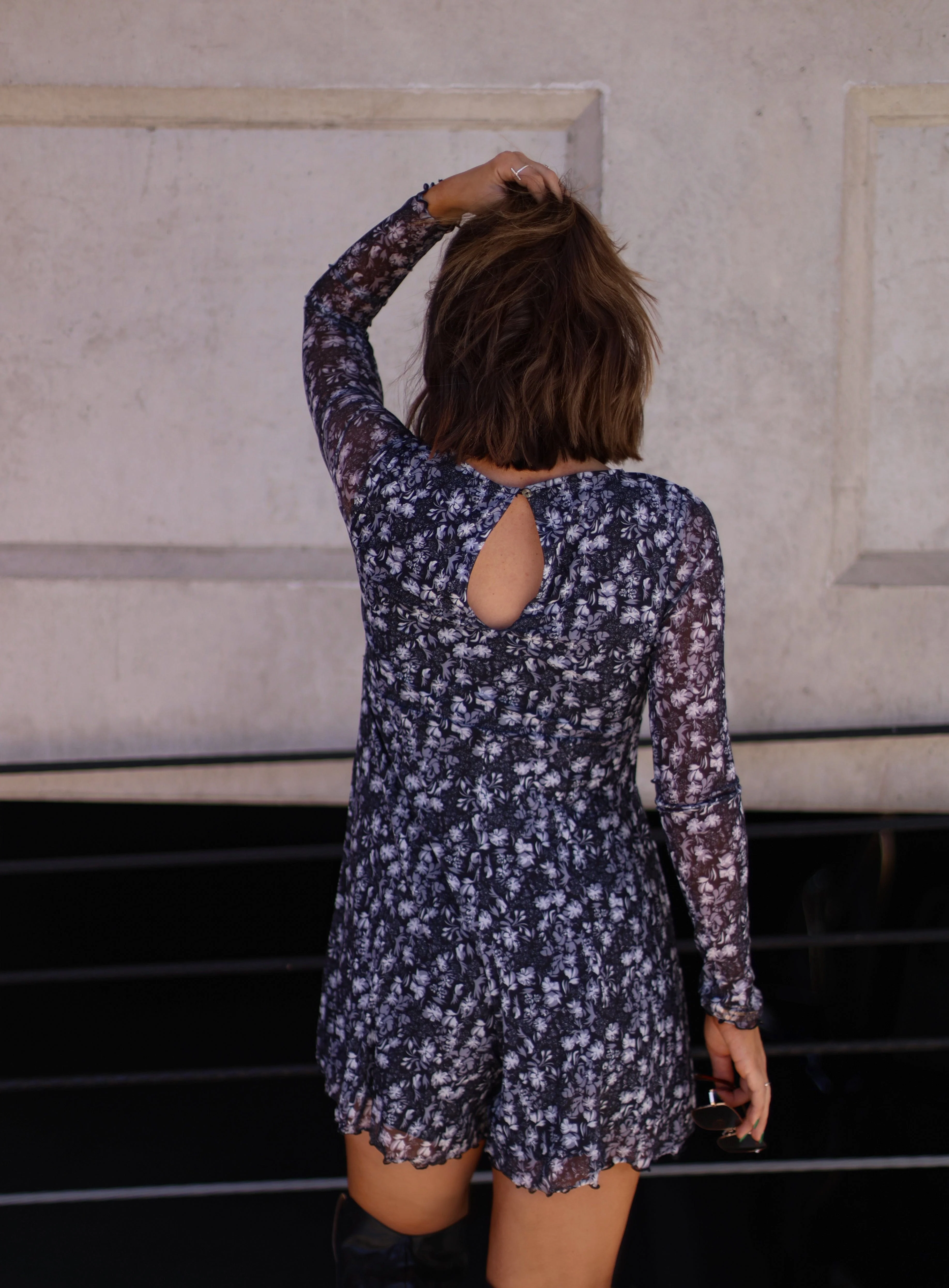 Love Taken Floral Romper - Image 3