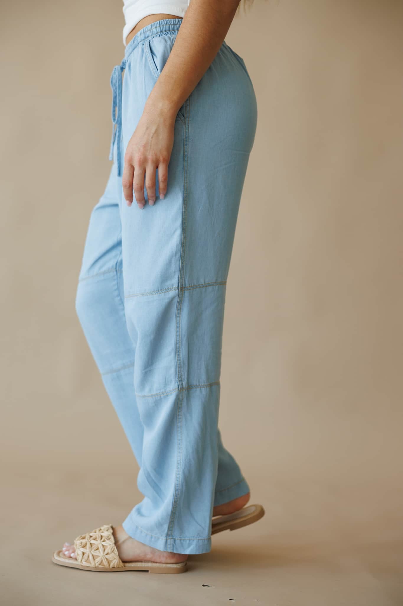 Marina Chambray Pants - Image 3