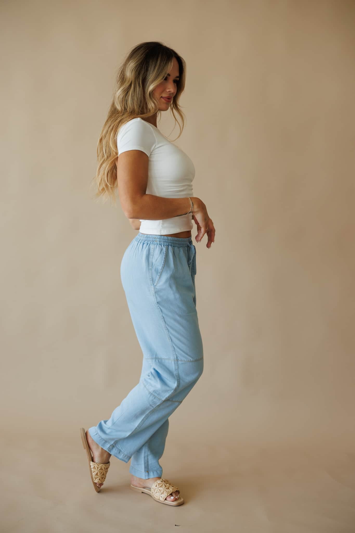 Marina Chambray Pants - Image 4