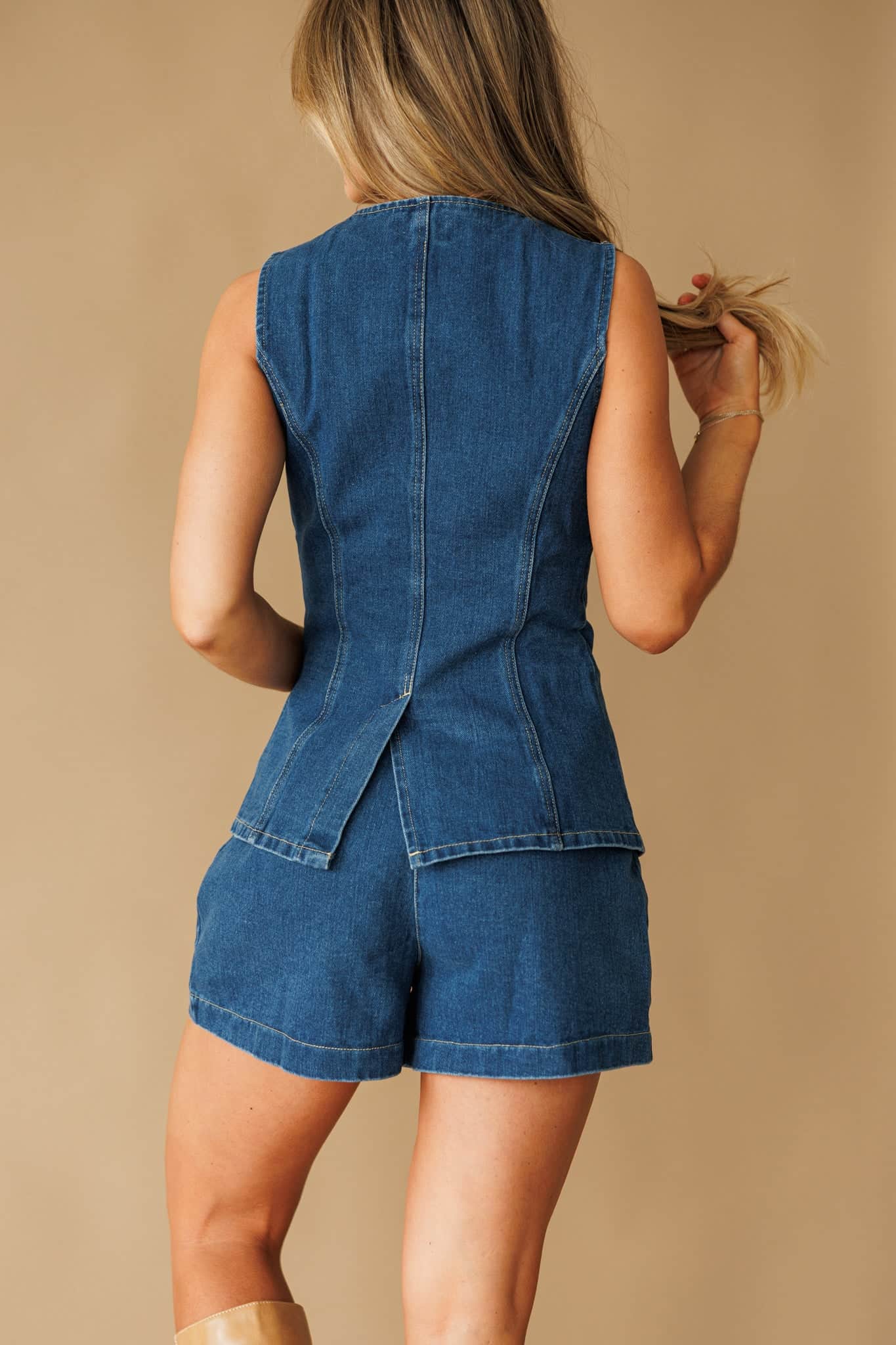Melrose Denim Vest - Image 3