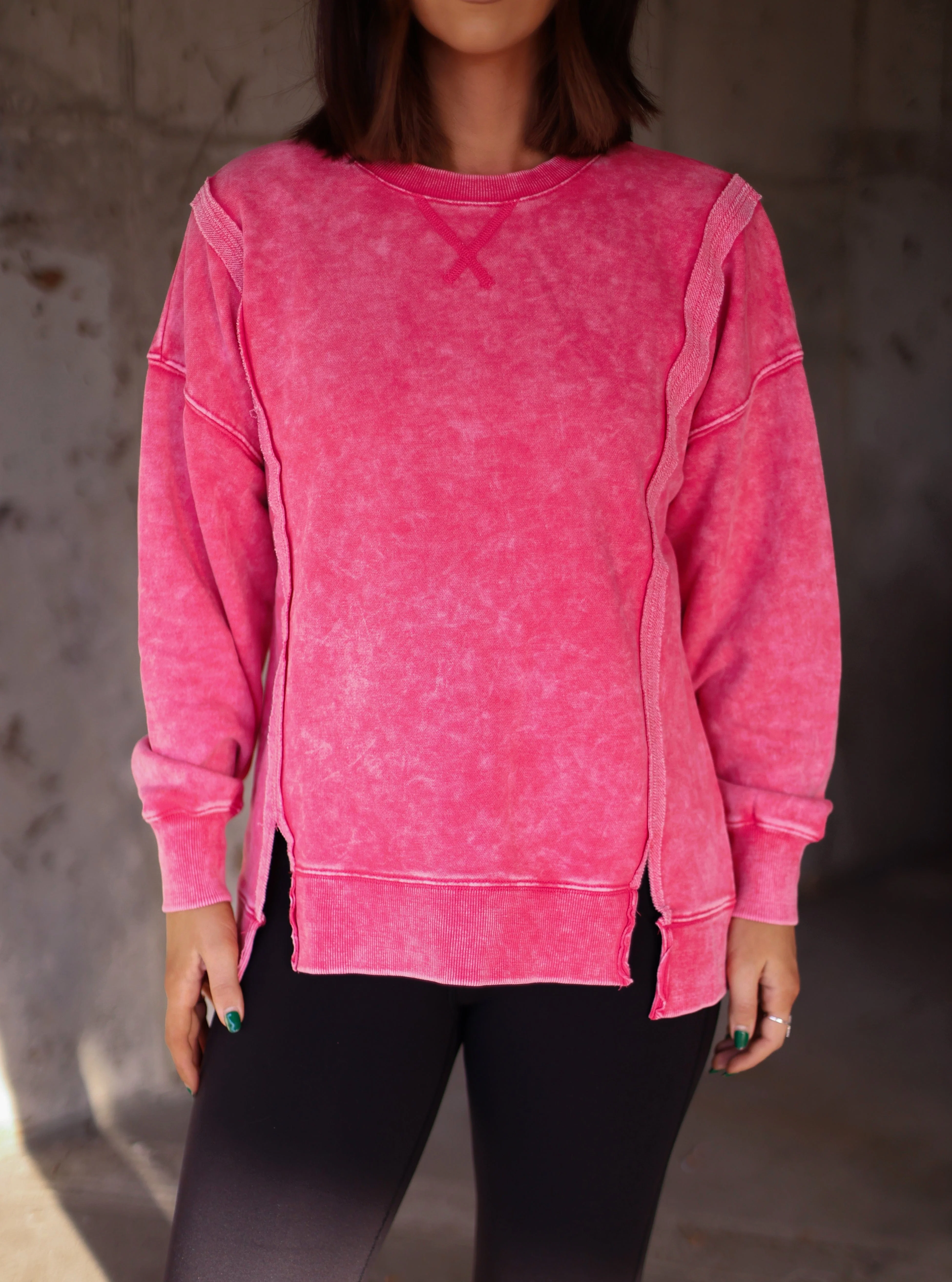 Mineral Wash French Terry Top - Image 2