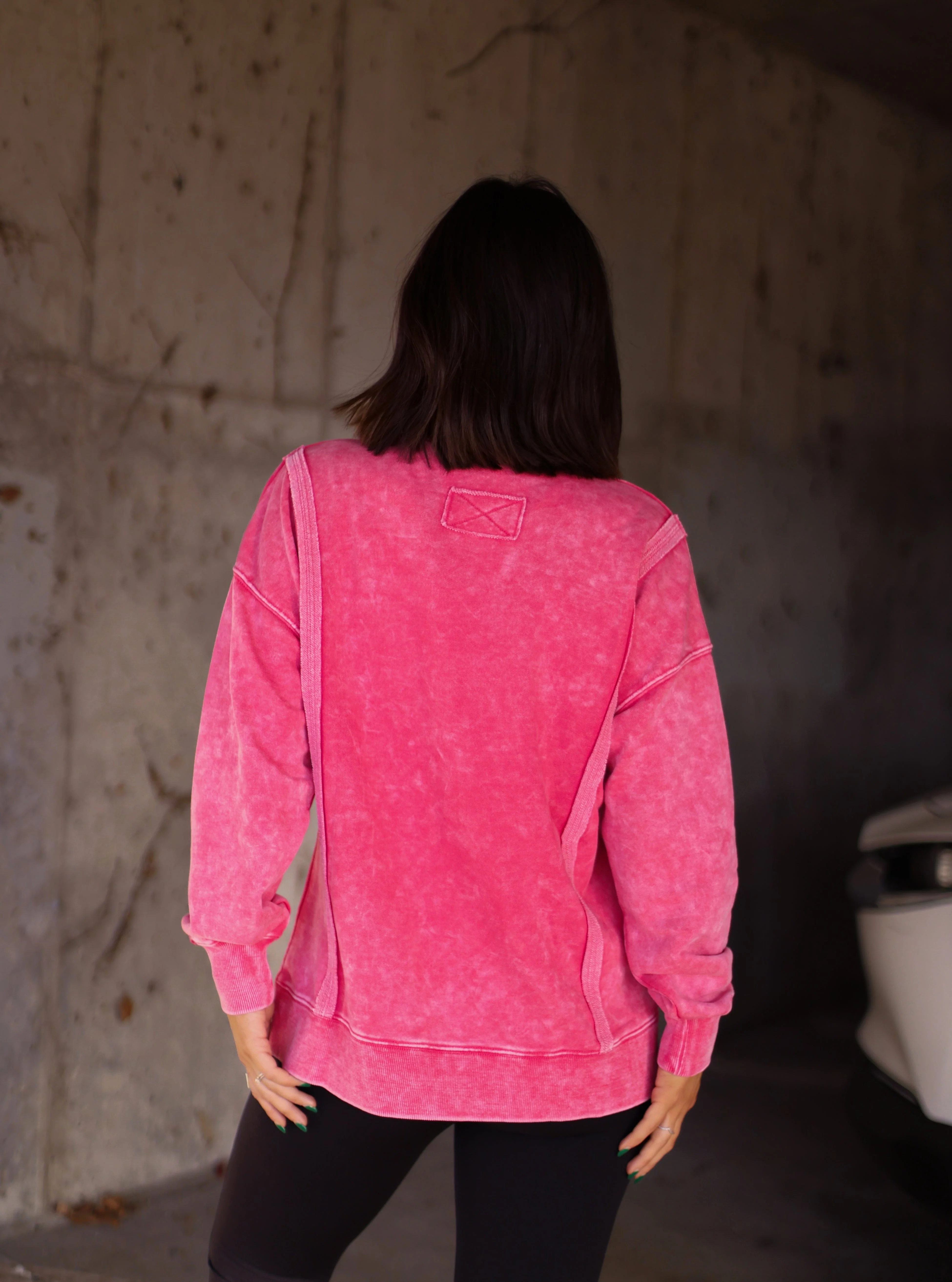 Mineral Wash French Terry Top - Image 3