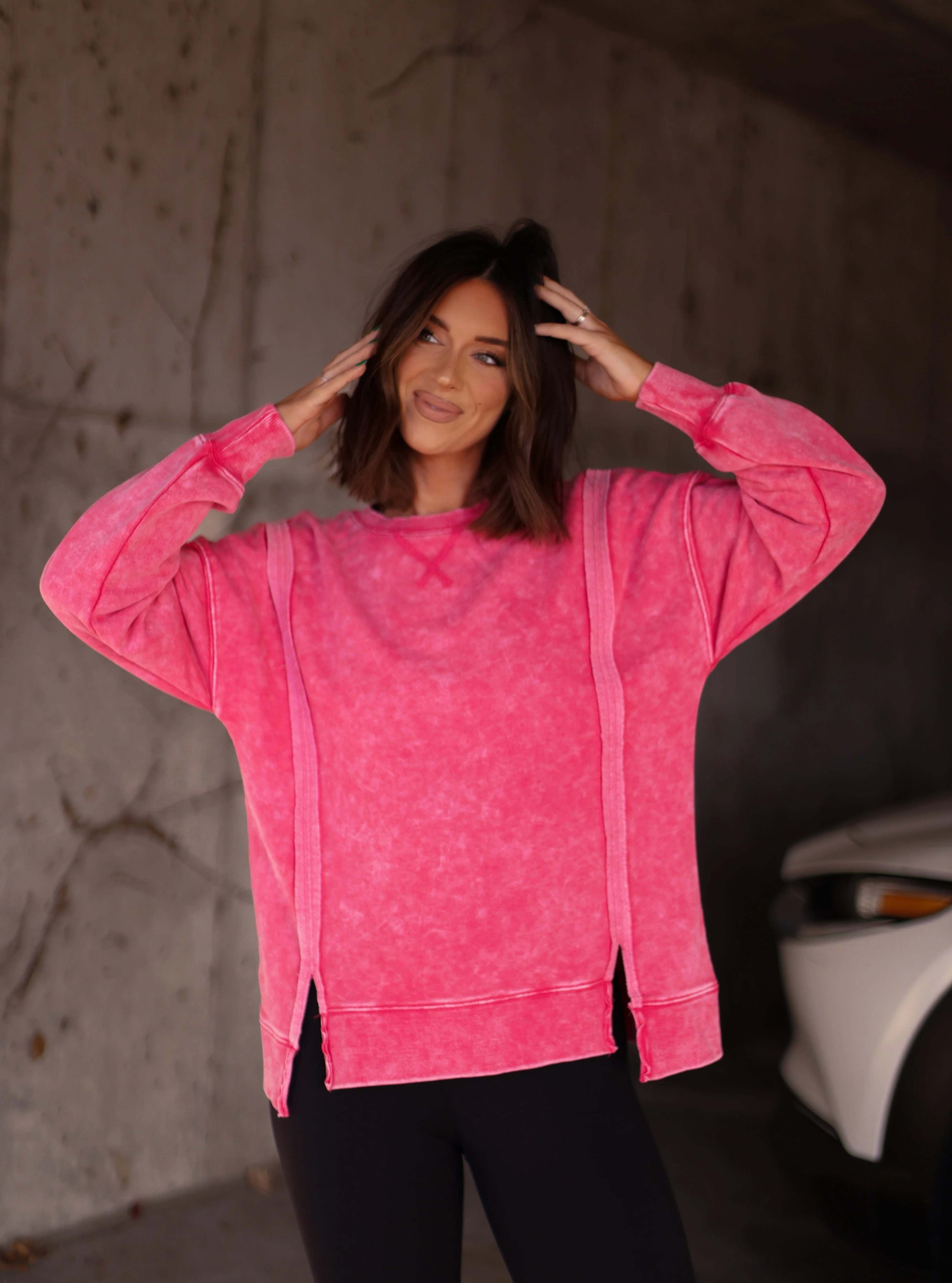 Mineral Wash French Terry Top - Image 6