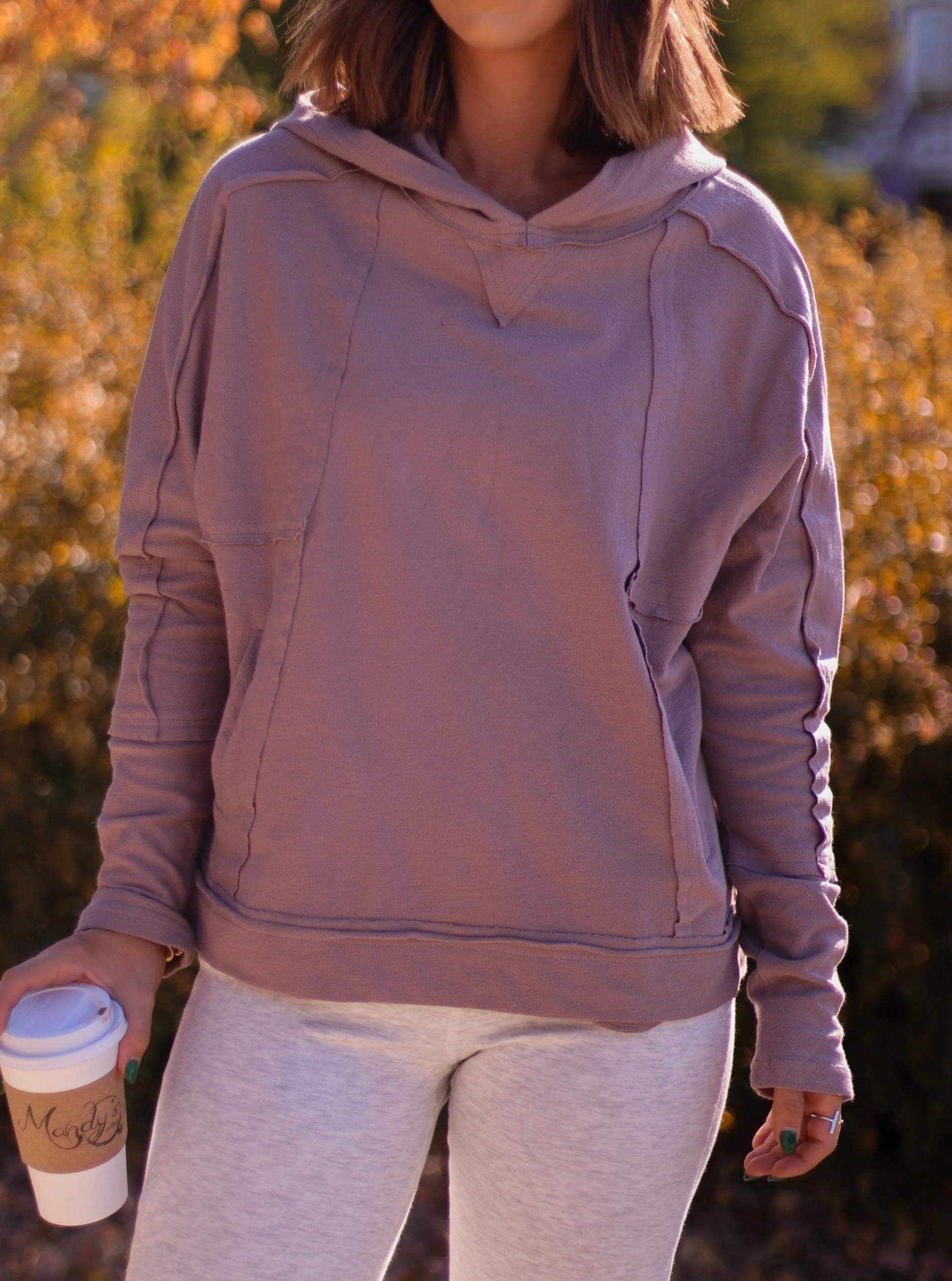 Mocha Knit Hoodie - Image 2